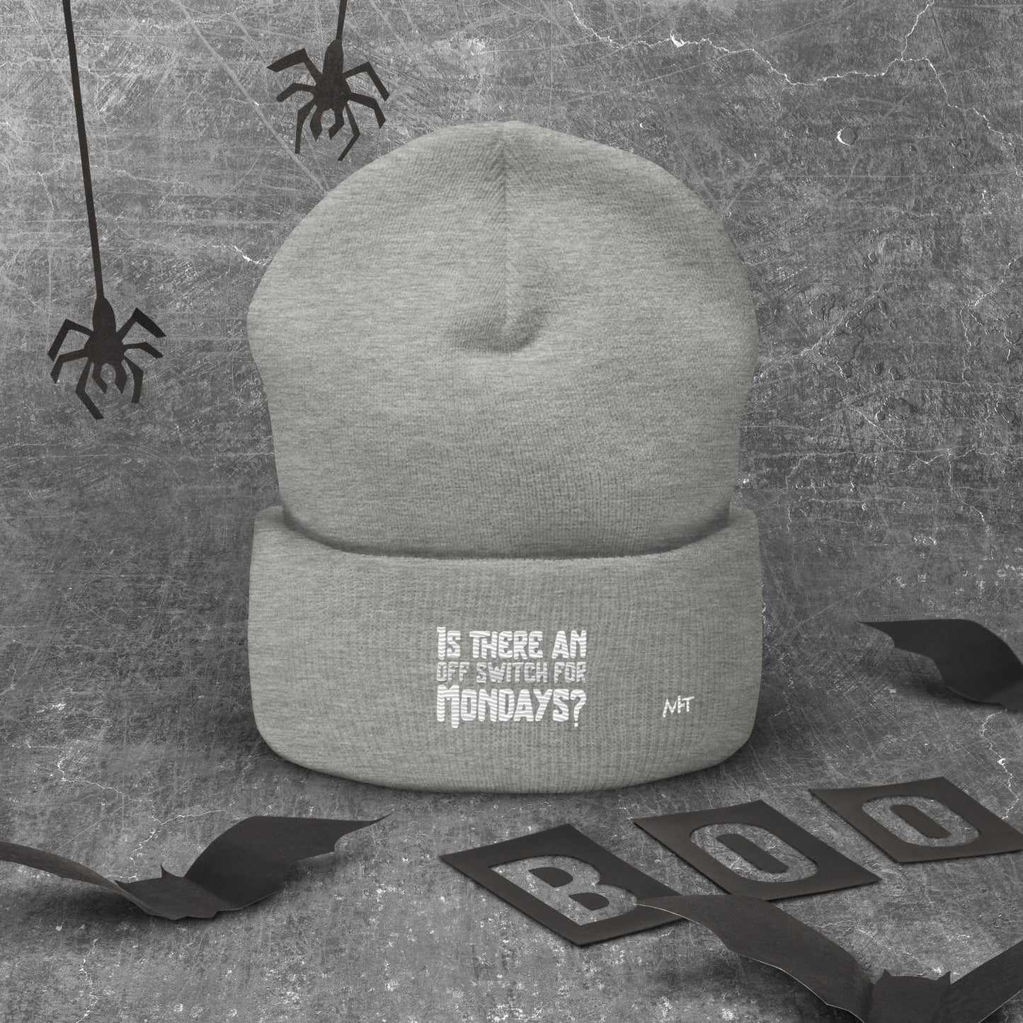 Is there an OFF switch for Mondays? - Cuffed Beanie by DarkByteGear