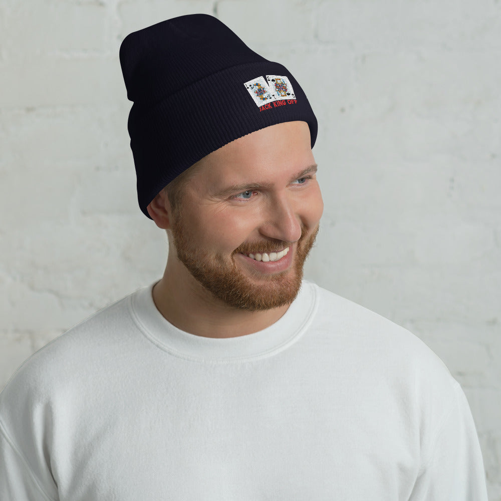 Jack King Off - Cuffed Beanie by DarkByteGear