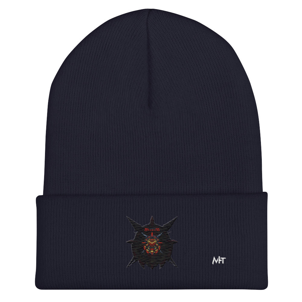 Cyberware Ronin Mecha - Cuffed Beanie by DarkByteGear