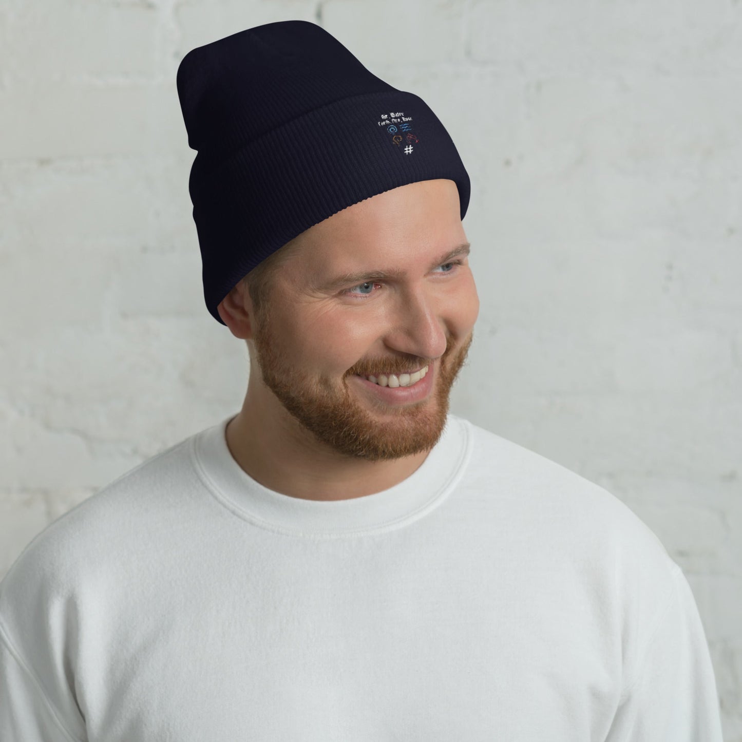 Air, Water, Earth, Fire, Root - Cuffed Beanie by DarkByteGear