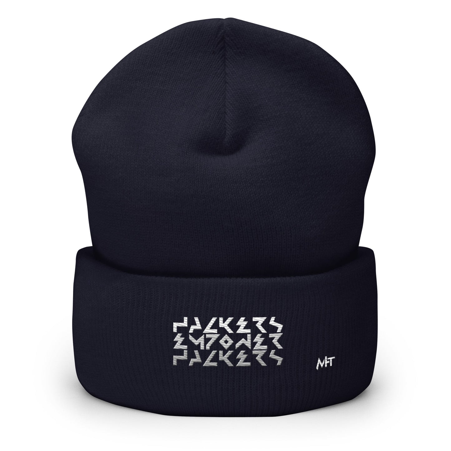 Hackers Empower Hackers V4 - Cuffed Beanie by DarkByteGear