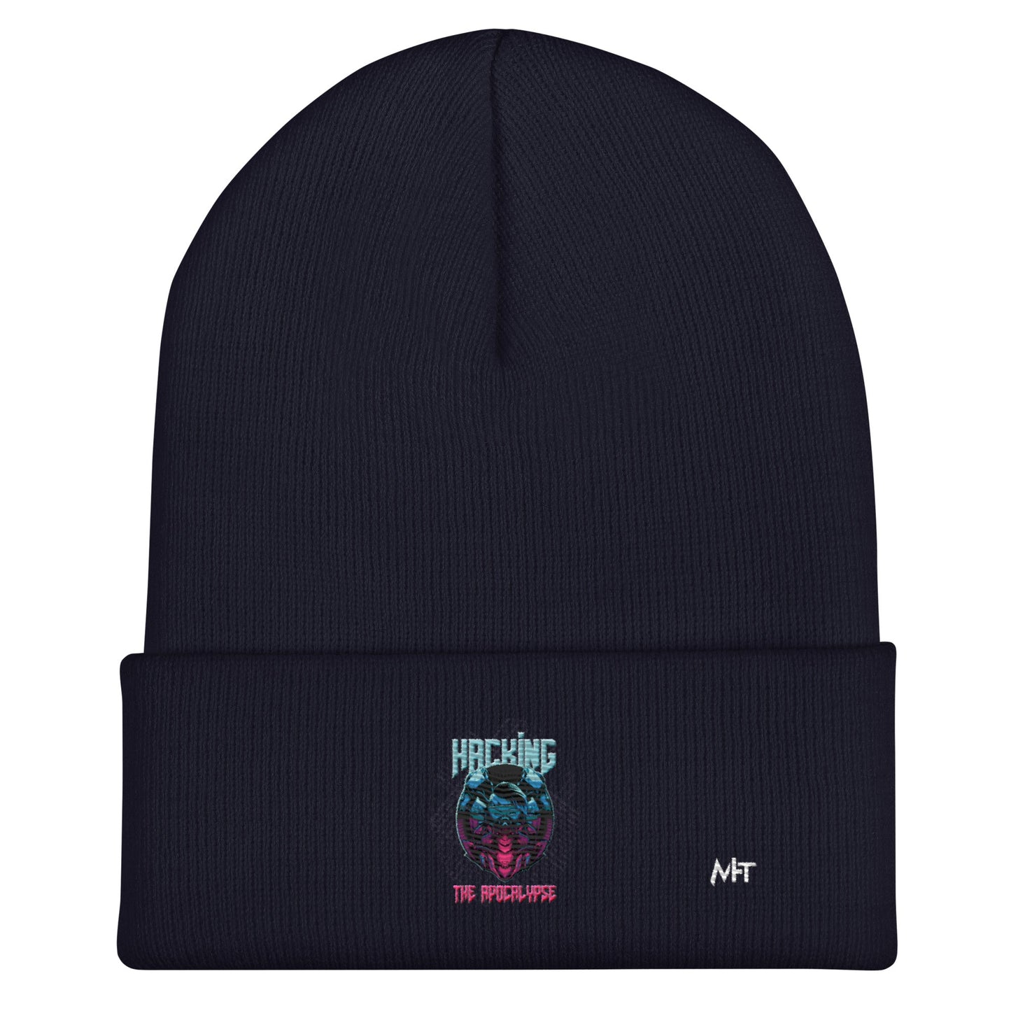 Hacking the apocalypse V2 - Cuffed Beanie by DarkByteGear