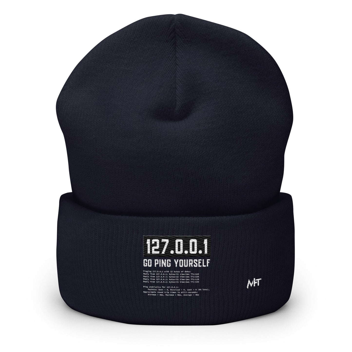 Go ping yourself - Cuffed Beanie by DarkByteGear