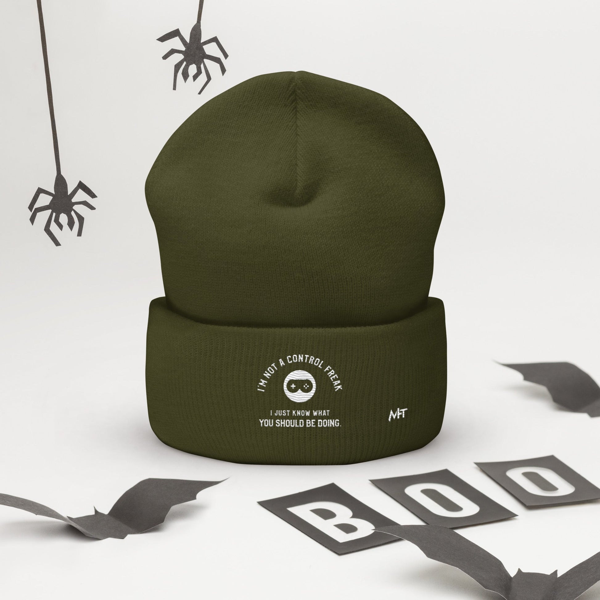 I am not a Control freak, I just Know what you should be doing - Cuffed Beanie by DarkByteGear