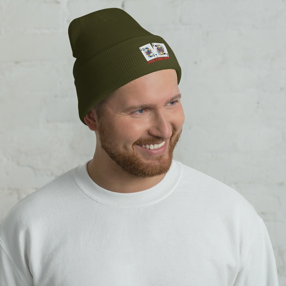 Jack King Off - Cuffed Beanie by DarkByteGear
