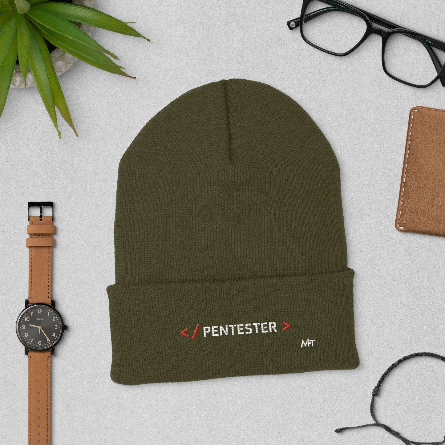 Pentester - Cuffed Beanie by DarkByteGear