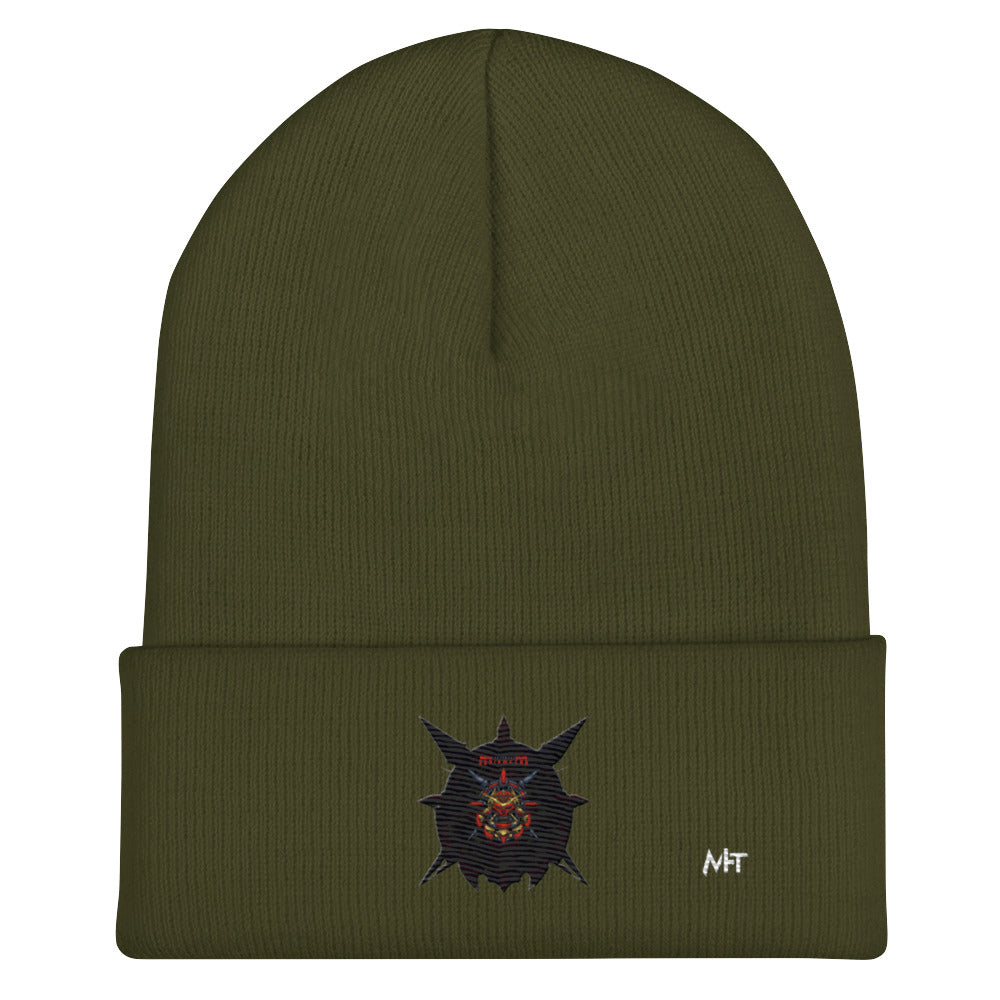 Cyberware Ronin Mecha - Cuffed Beanie by DarkByteGear