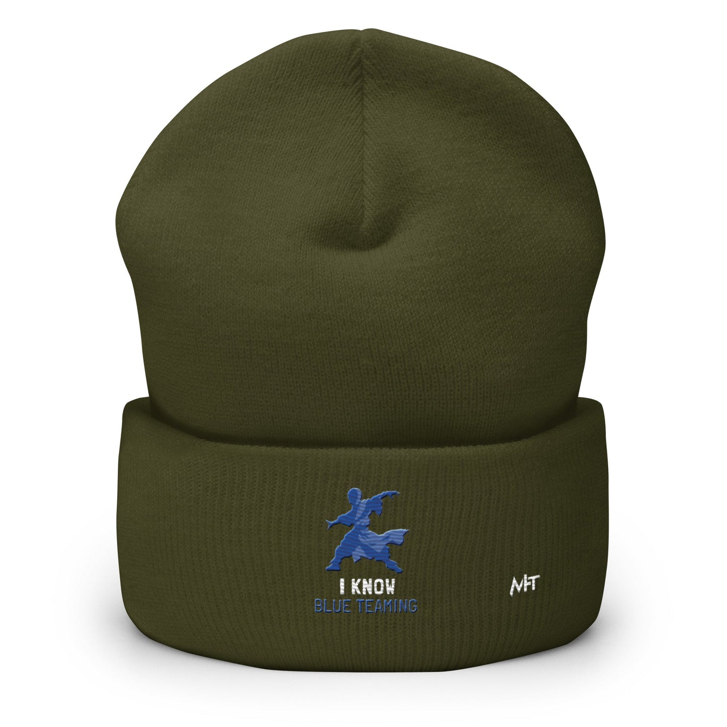 I Know Blue Teaming - Cuffed Beanie by DarkByteGear