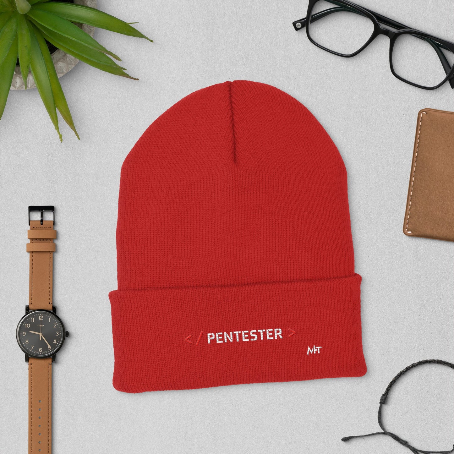 Pentester - Cuffed Beanie by DarkByteGear