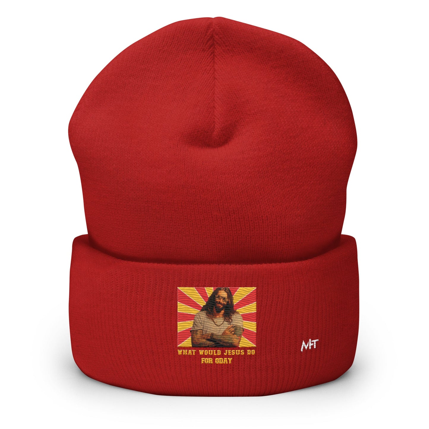 What would Jesus do for 0day v1 - Cuffed Beanie by DarkByteGear