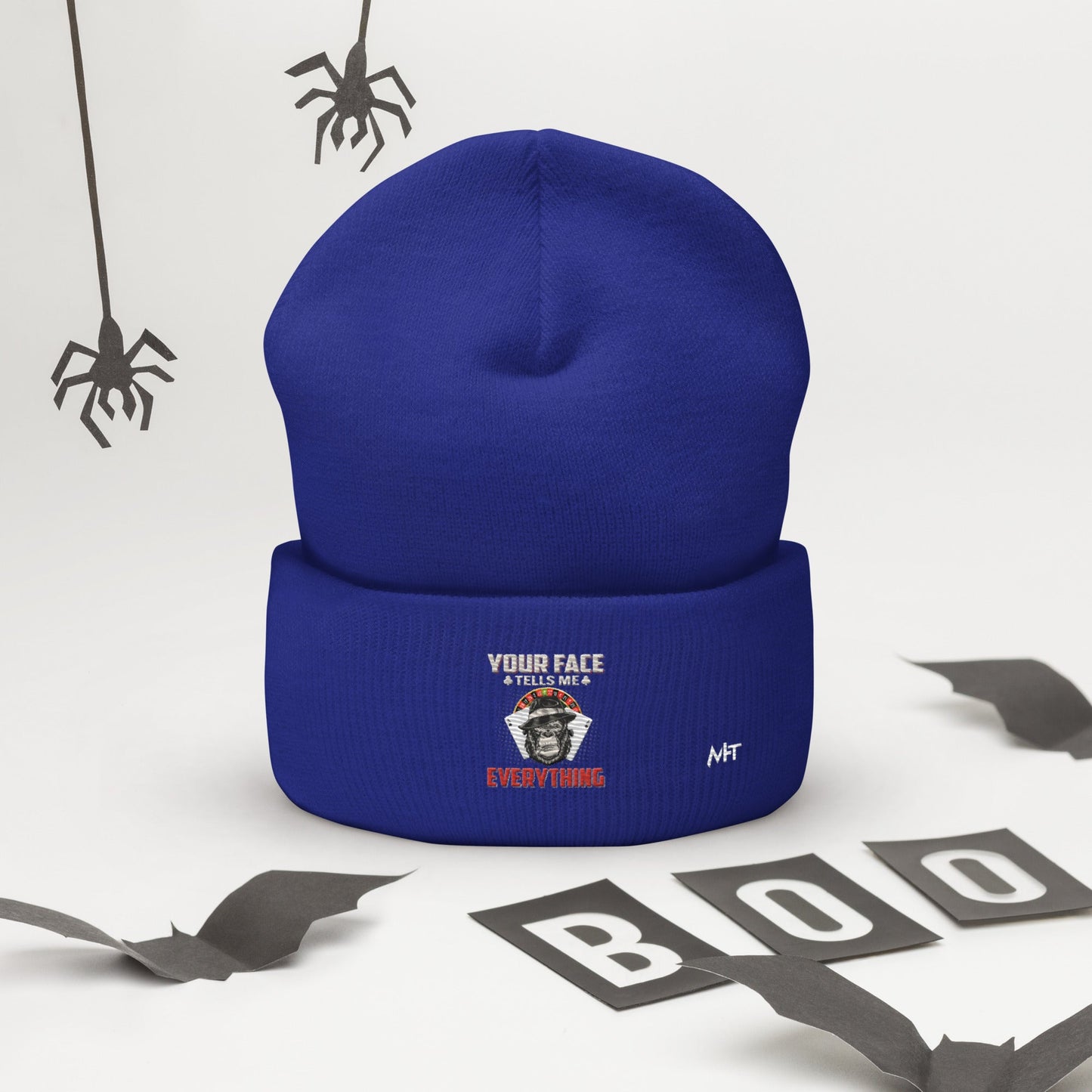 Your Face Tells me Everything - Cuffed Beanie by DarkByteGear
