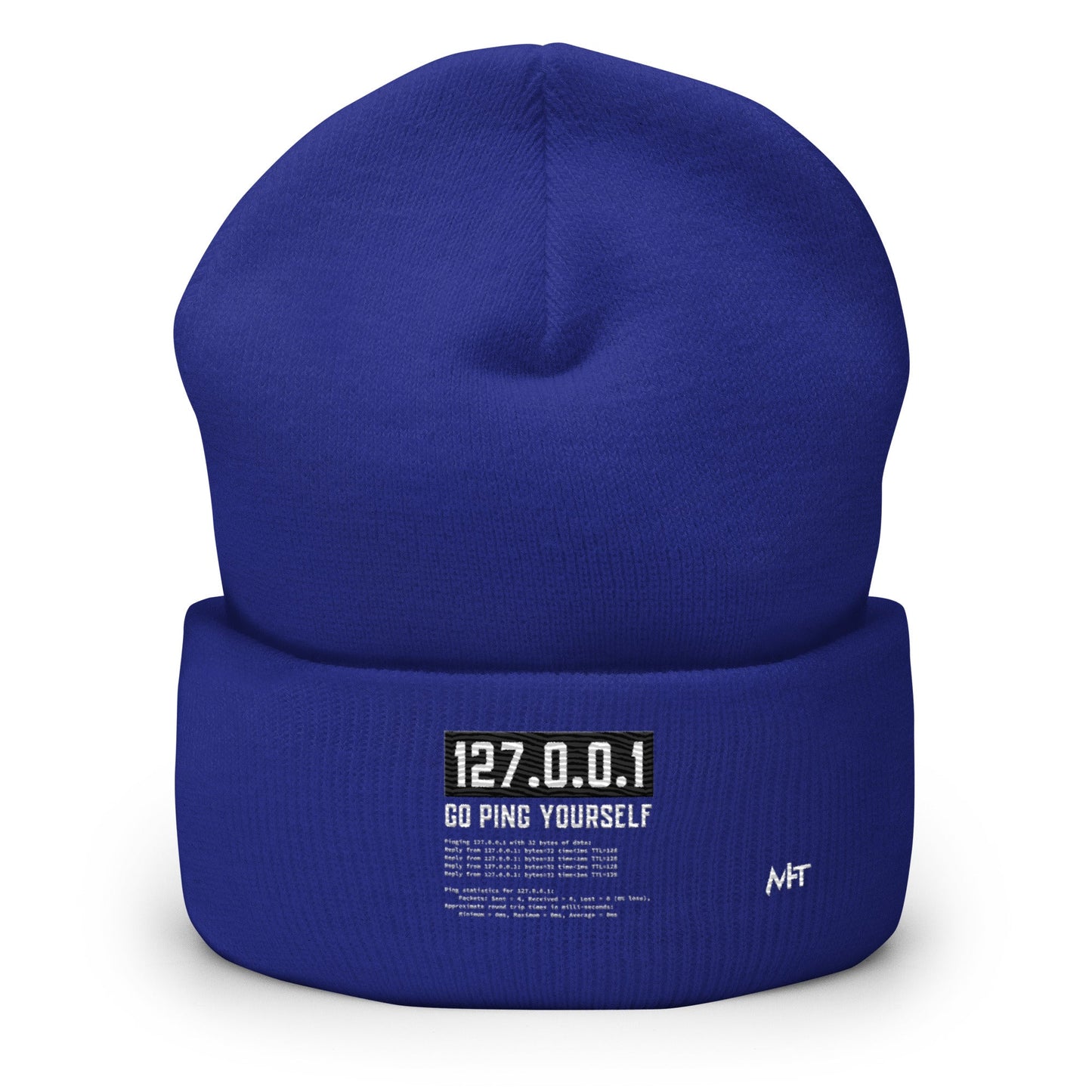 Go ping yourself - Cuffed Beanie by DarkByteGear