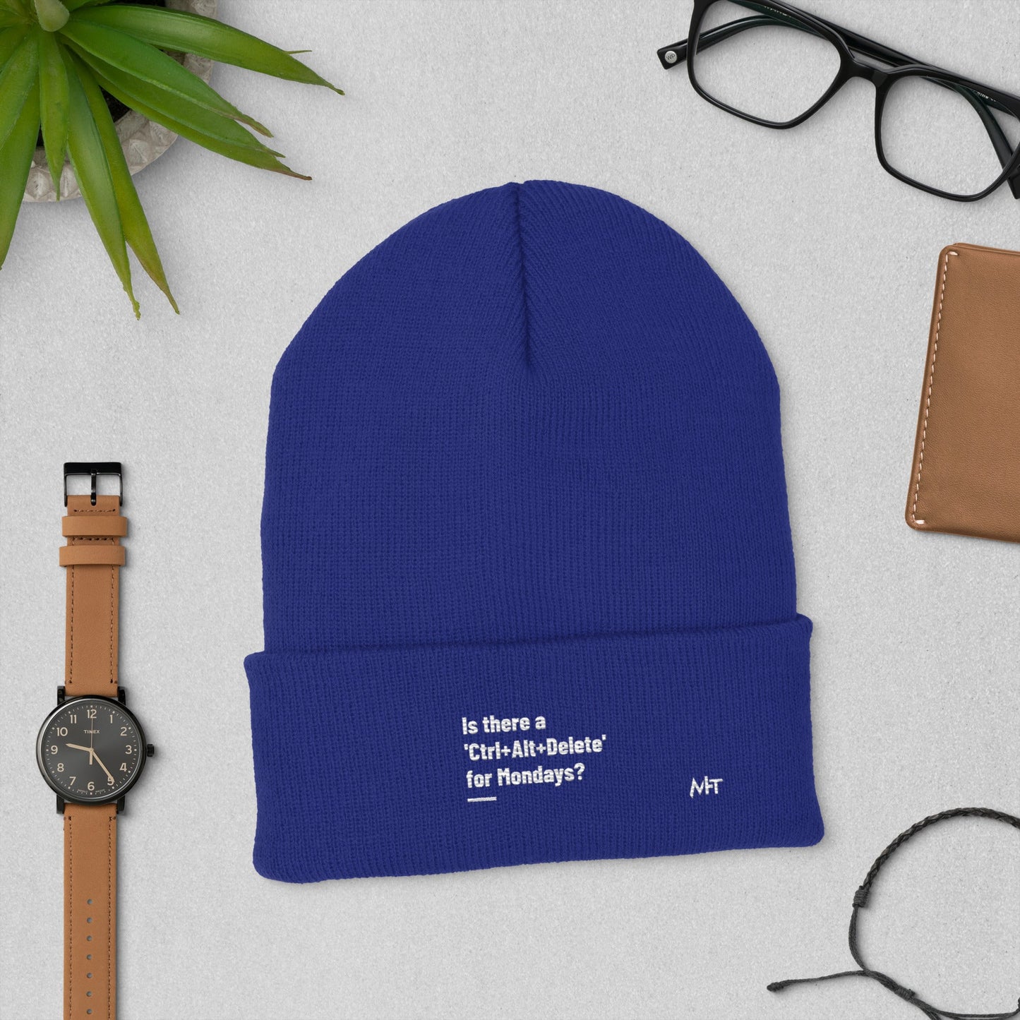 Is there a 'Ctrl+Alt+Delete' for Mondays? - Cuffed Beanie by DarkByteGear