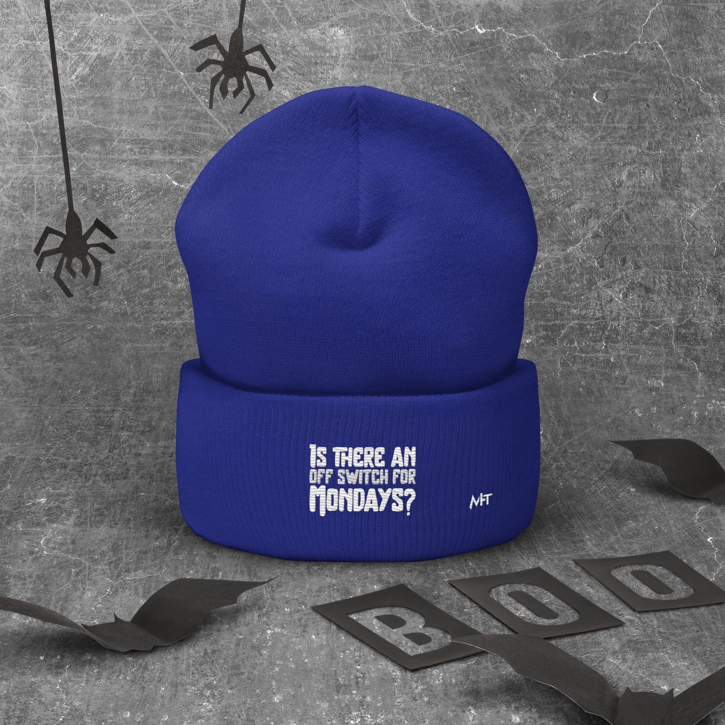 Is there an OFF switch for Mondays? - Cuffed Beanie by DarkByteGear