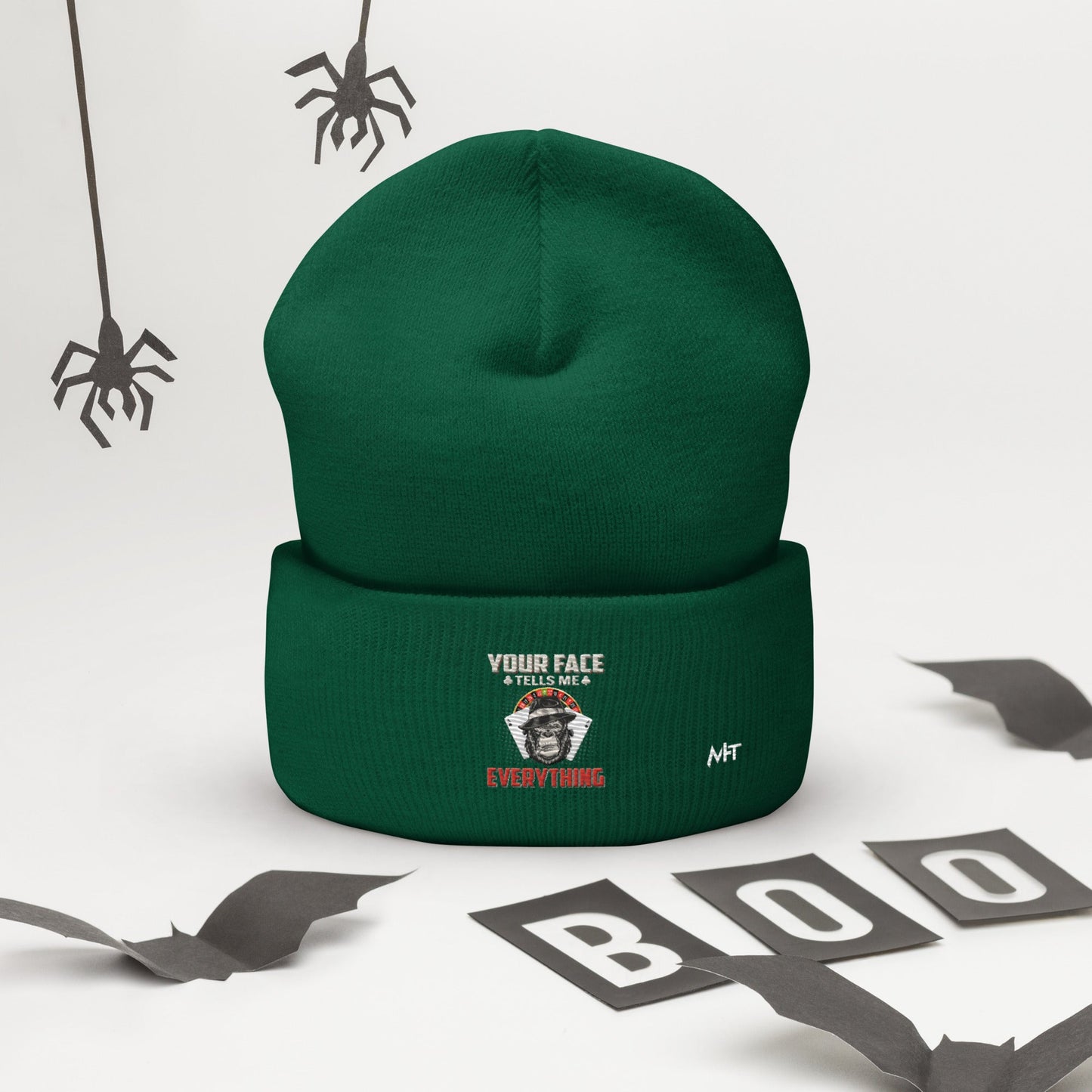 Your Face Tells me Everything - Cuffed Beanie by DarkByteGear