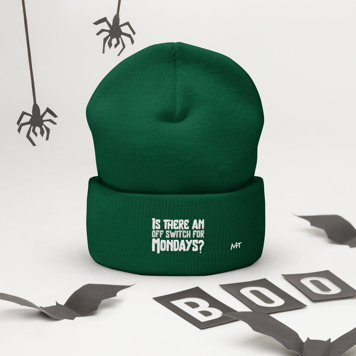 Is there an OFF switch for Mondays? - Cuffed Beanie by DarkByteGear