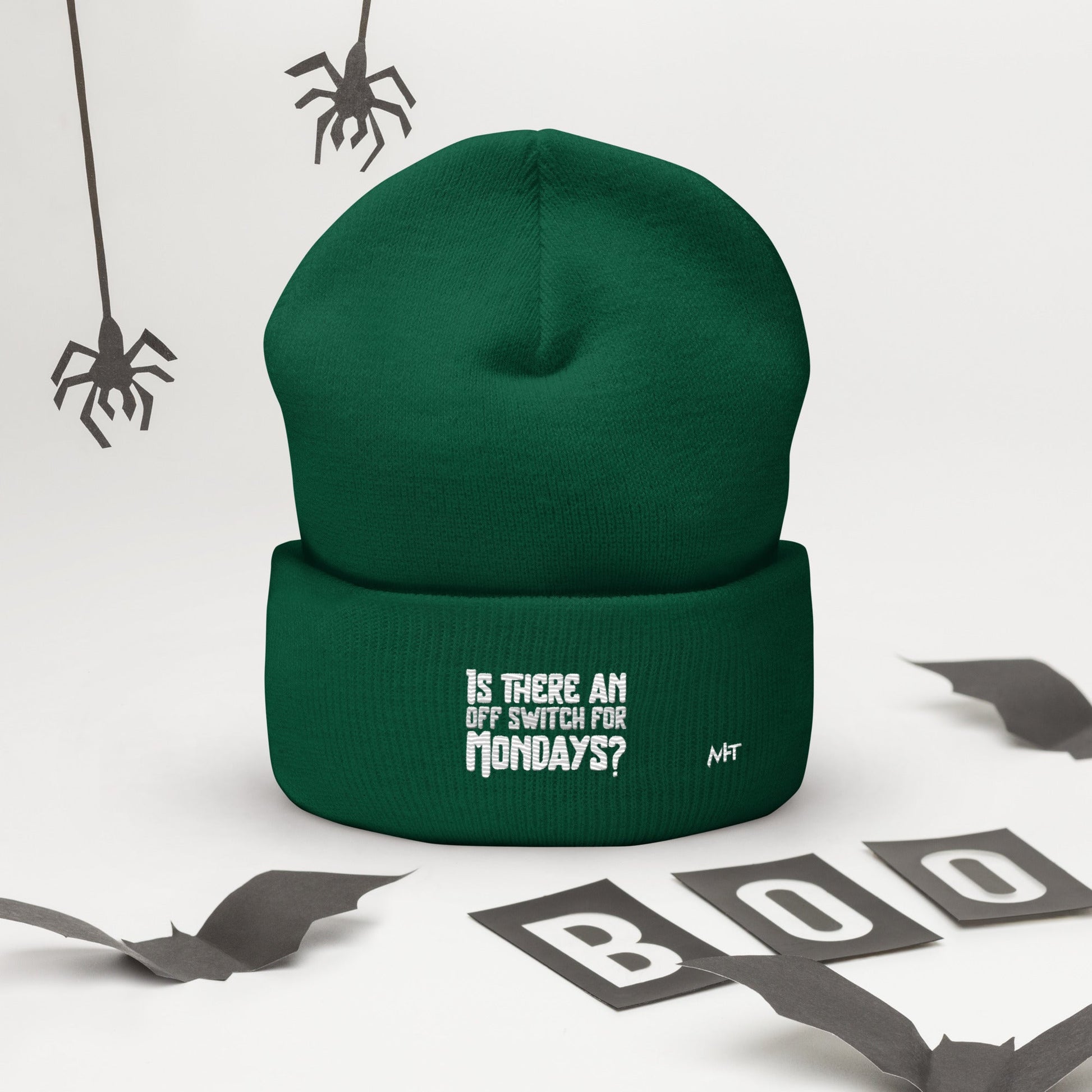 Is there an OFF switch for Mondays? - Cuffed Beanie by DarkByteGear