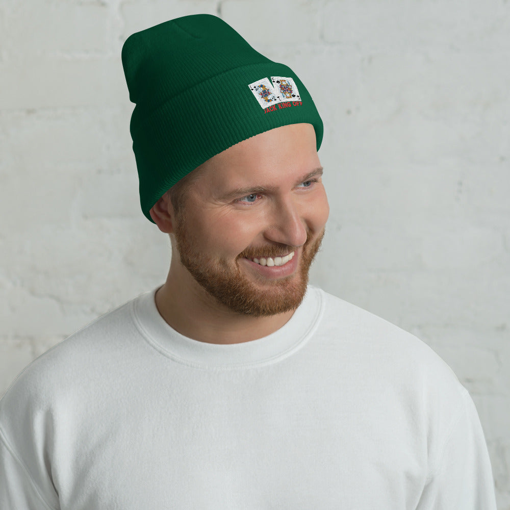 Jack King Off - Cuffed Beanie by DarkByteGear