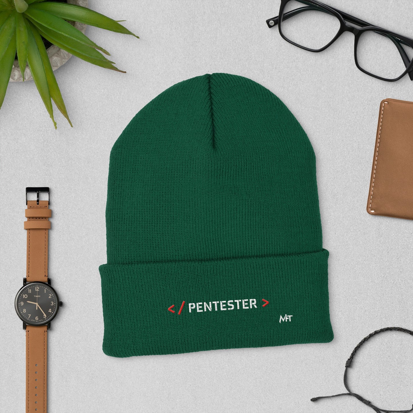 Pentester - Cuffed Beanie by DarkByteGear