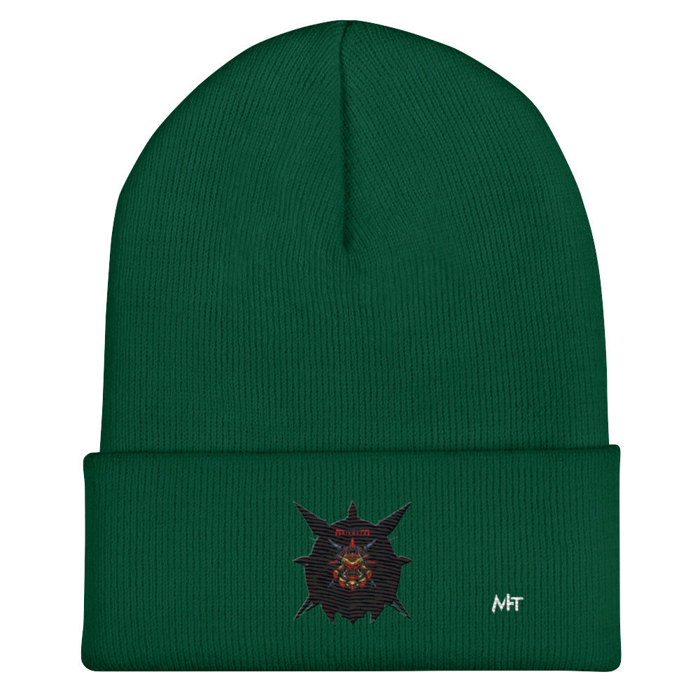 Cyberware Ronin Mecha - Cuffed Beanie by DarkByteGear
