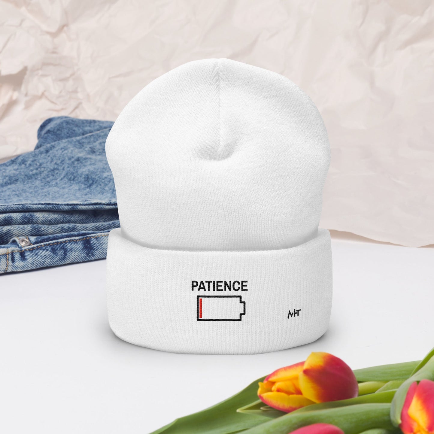 Patience - Cuffed Beanie by DarkByteGear