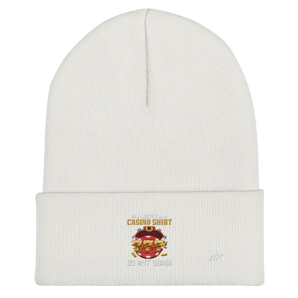 Lucky Casino Shirt Do Not Wash - Cuffed Beanie by DarkByteGear