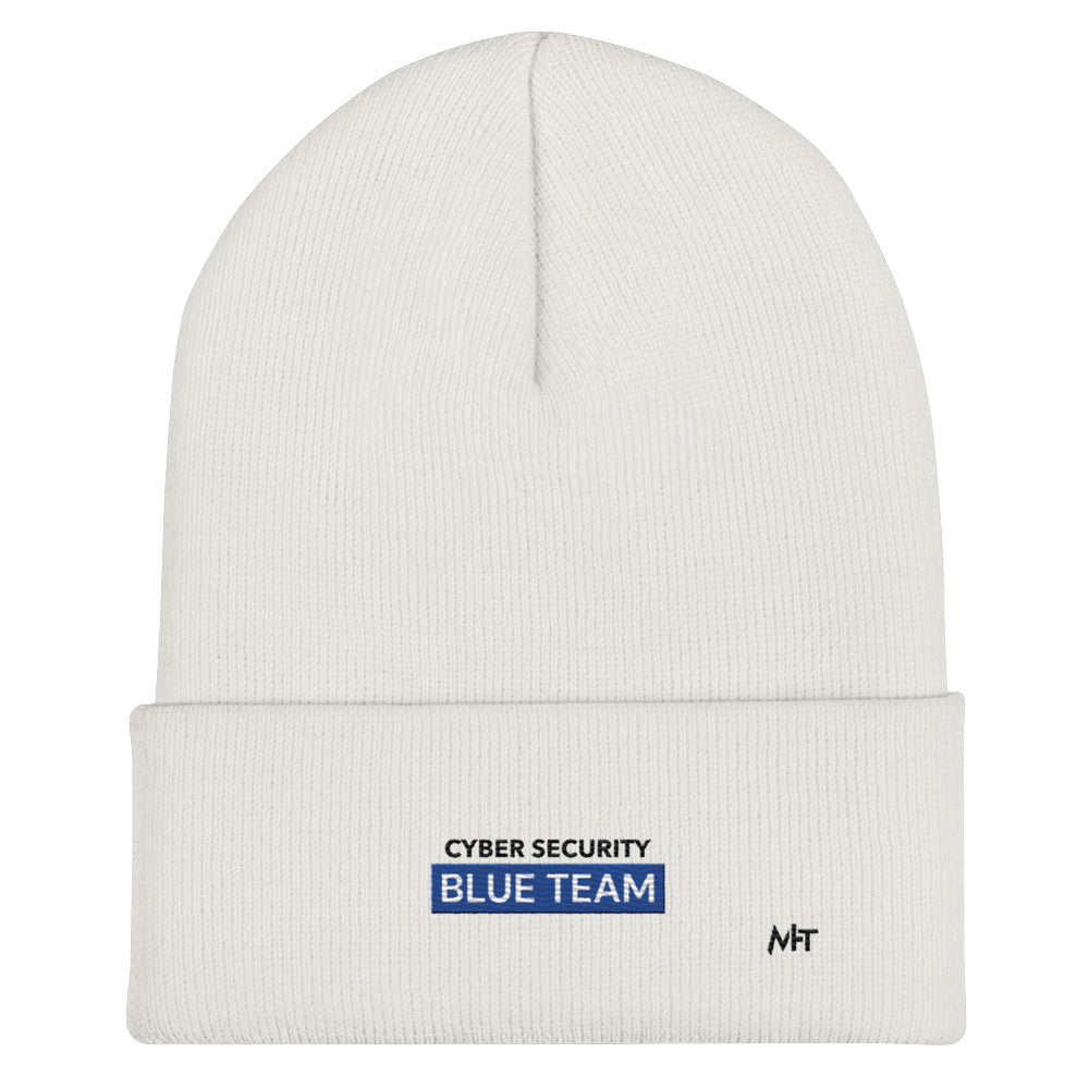 Cyber Security Blue Team V7 - Cuffed Beanie by DarkByteGear