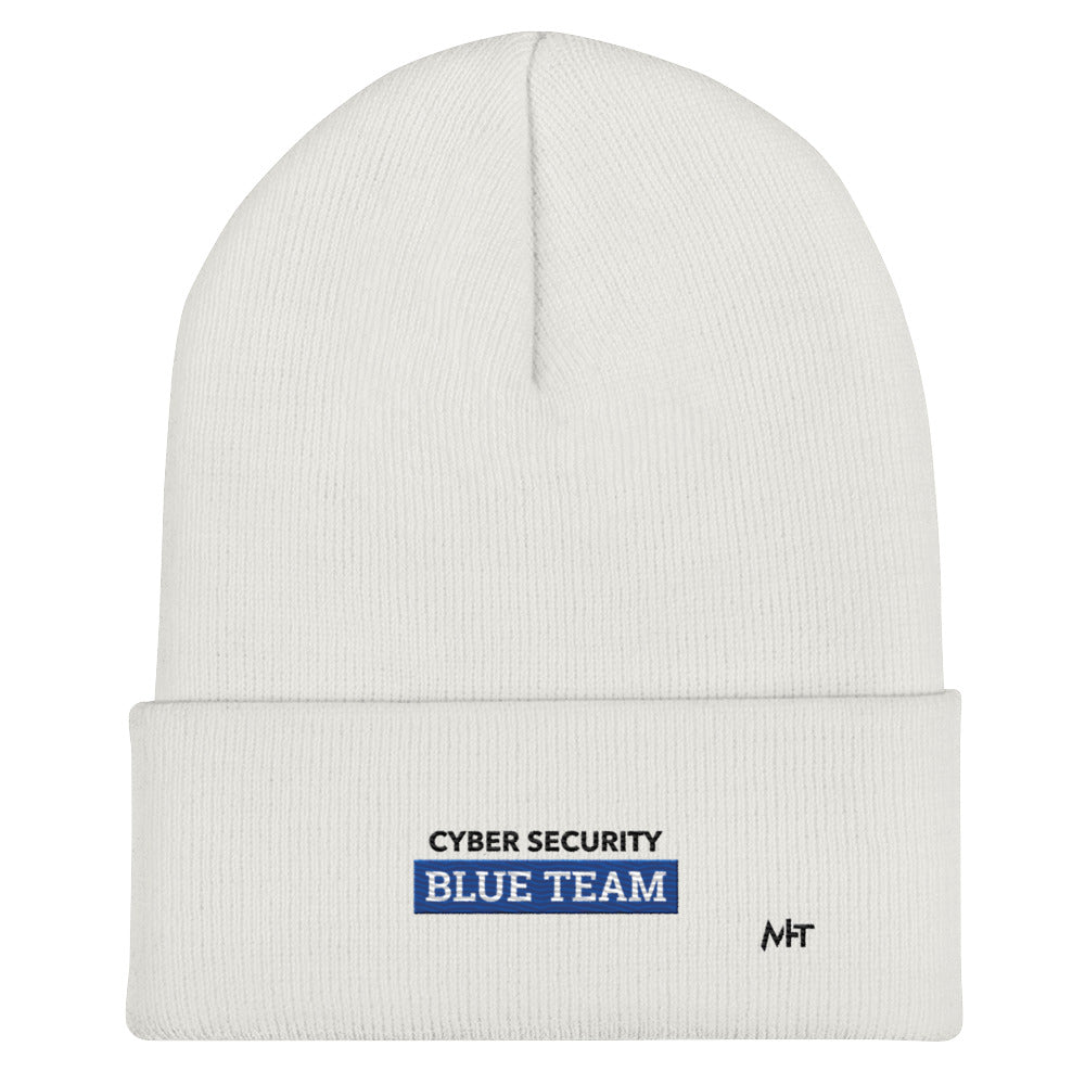 Cyber Security Blue Team V6 - Cuffed Beanie by DarkByteGear