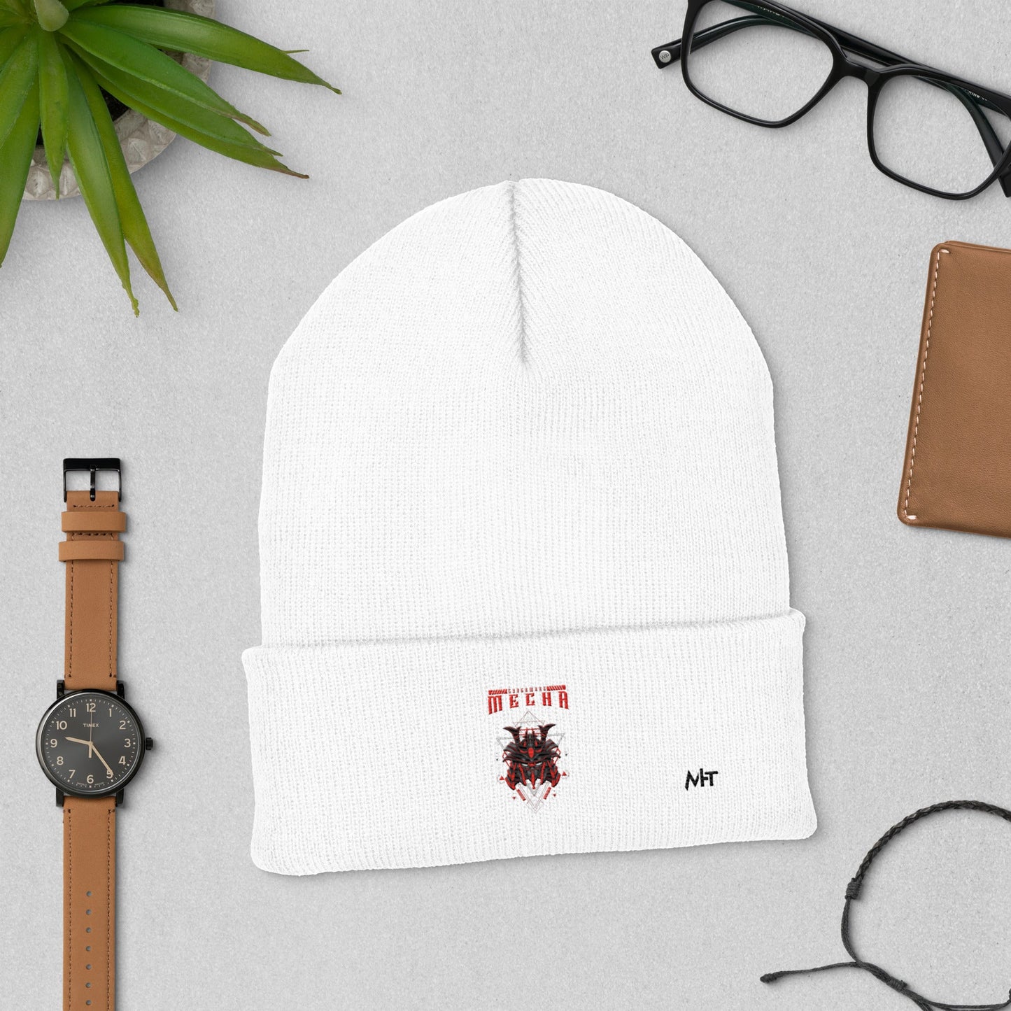 CyberWare Mecha - Cuffed Beanie by DarkByteGear