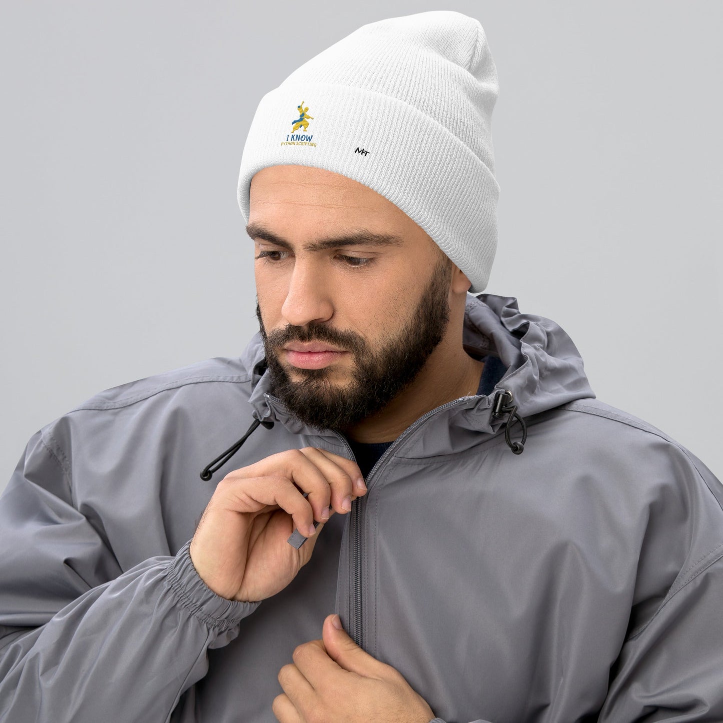 I Know Python Scripting - Cuffed Beanie by DarkByteGear