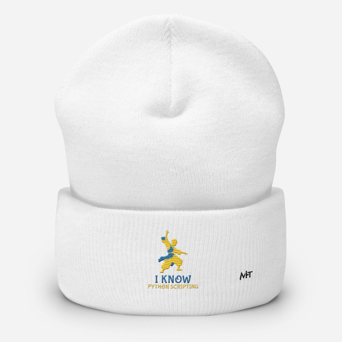 I Know Python Scripting - Cuffed Beanie by DarkByteGear