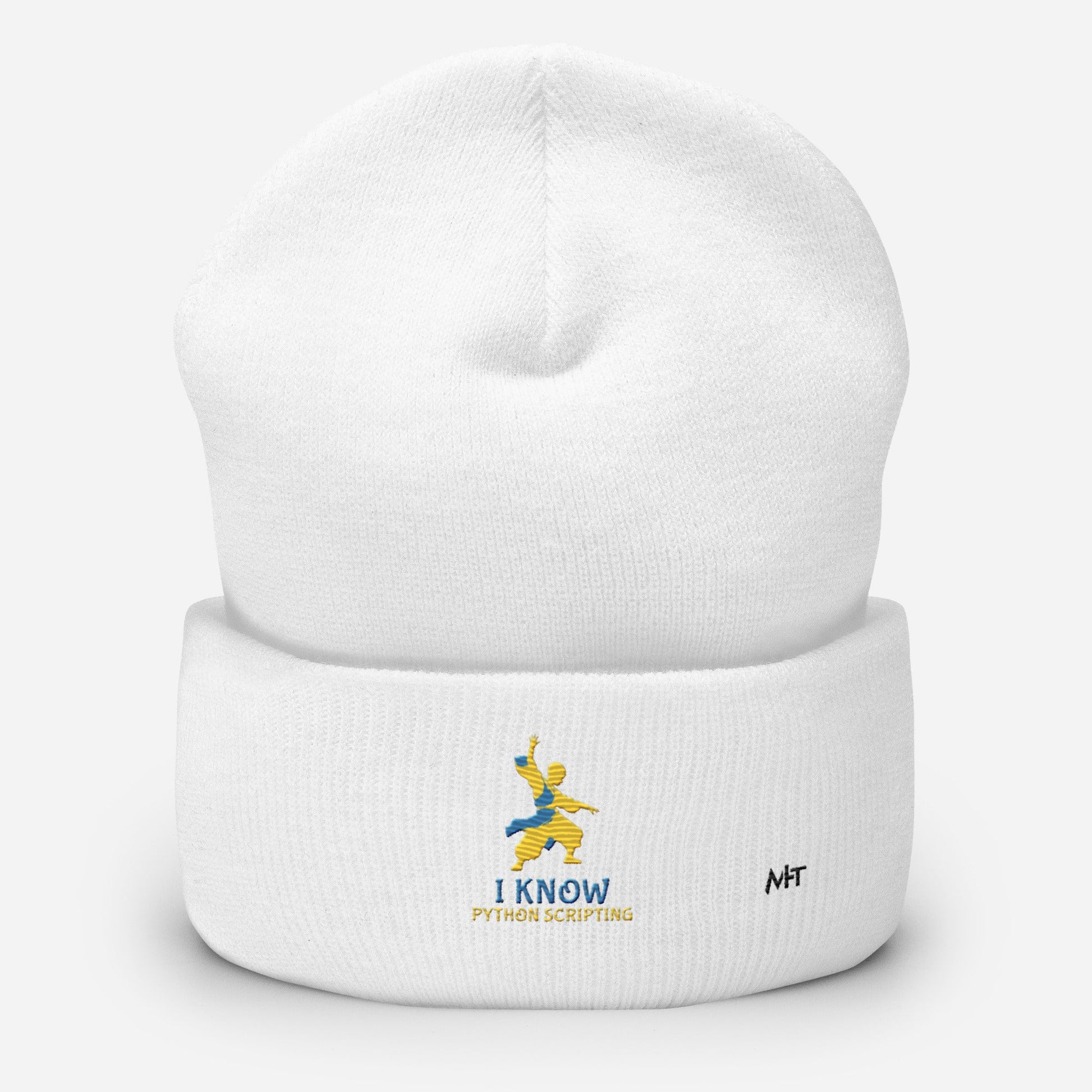 I Know Python Scripting - Cuffed Beanie by DarkByteGear