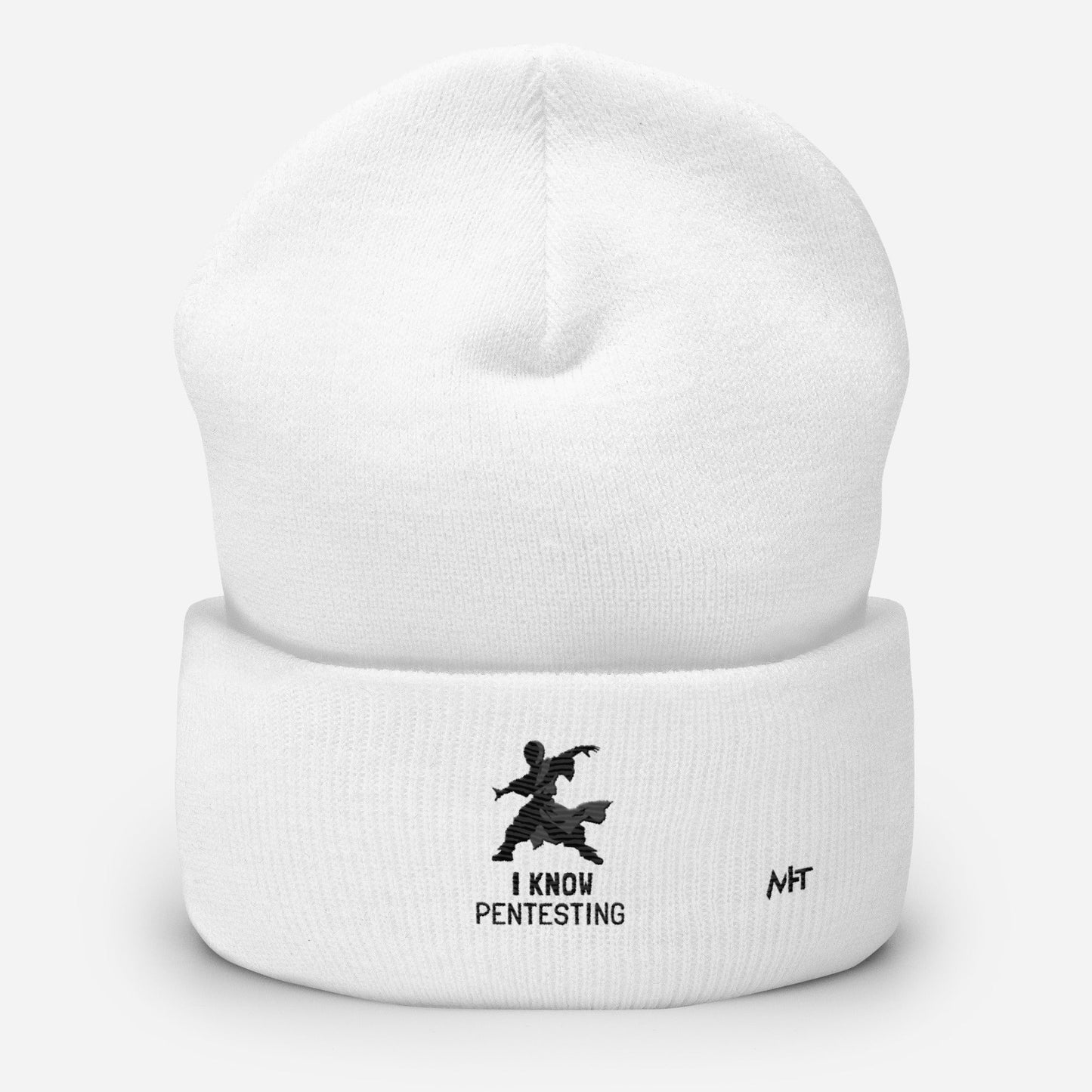 I Know Pentesting - Cuffed Beanie by DarkByteGear