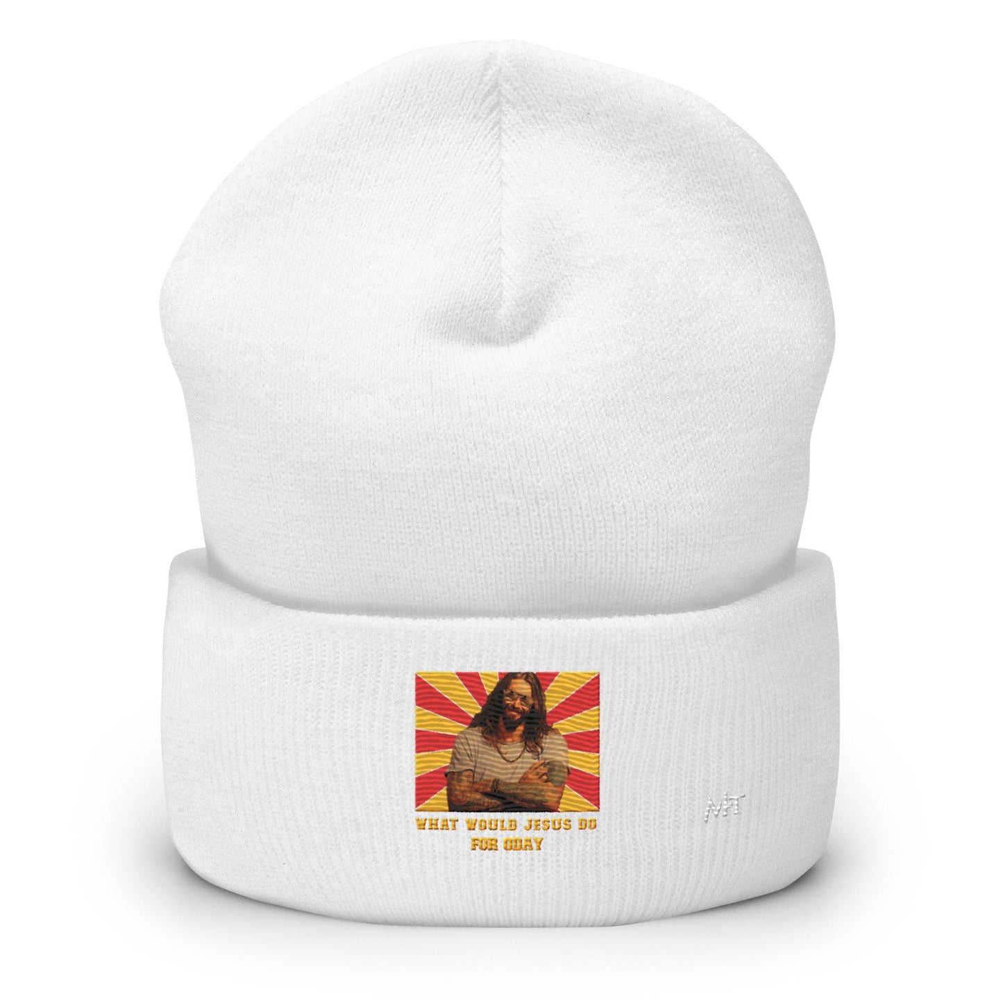 What would Jesus do for 0day v1 - Cuffed Beanie by DarkByteGear