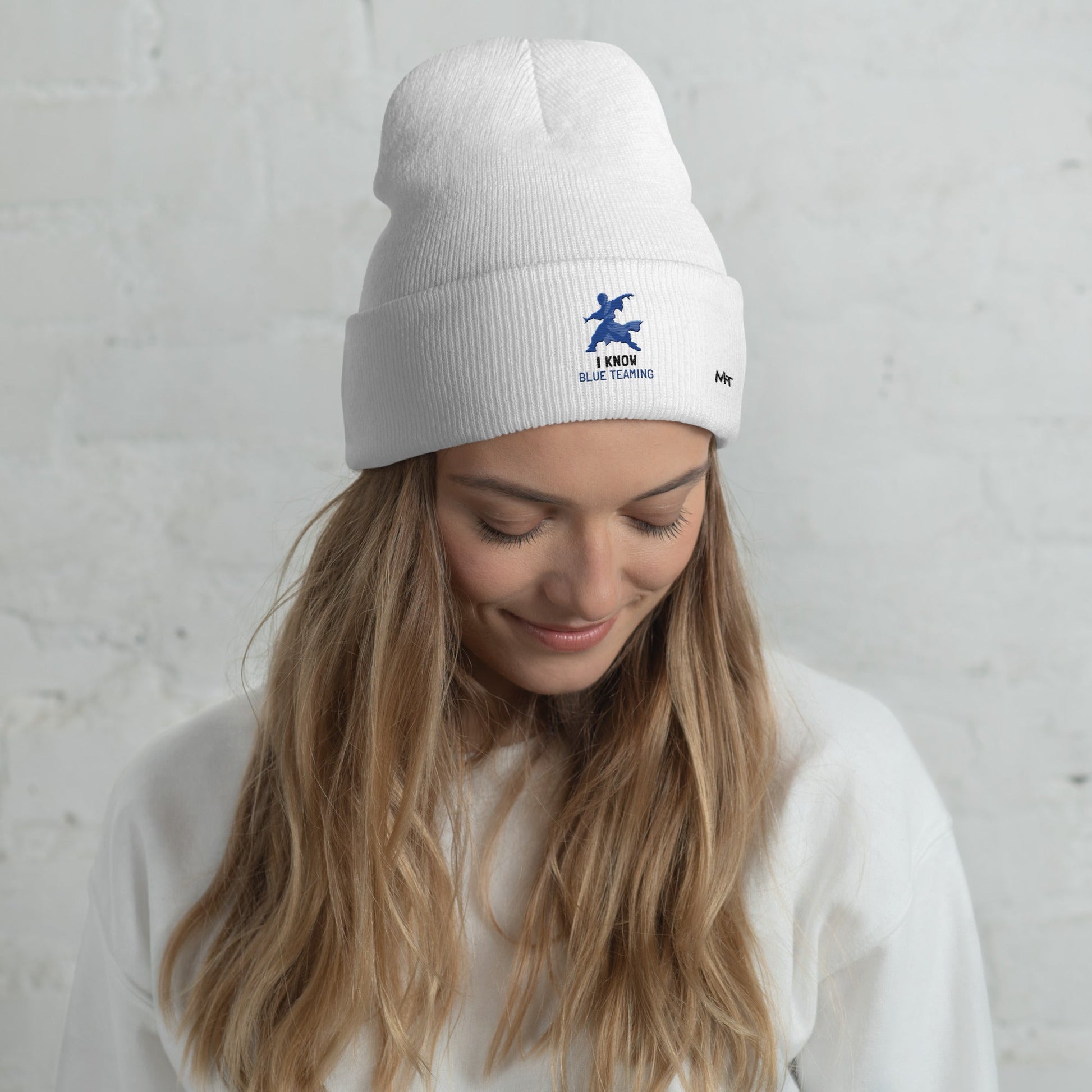 I Know Blue Teaming - Cuffed Beanie by DarkByteGear