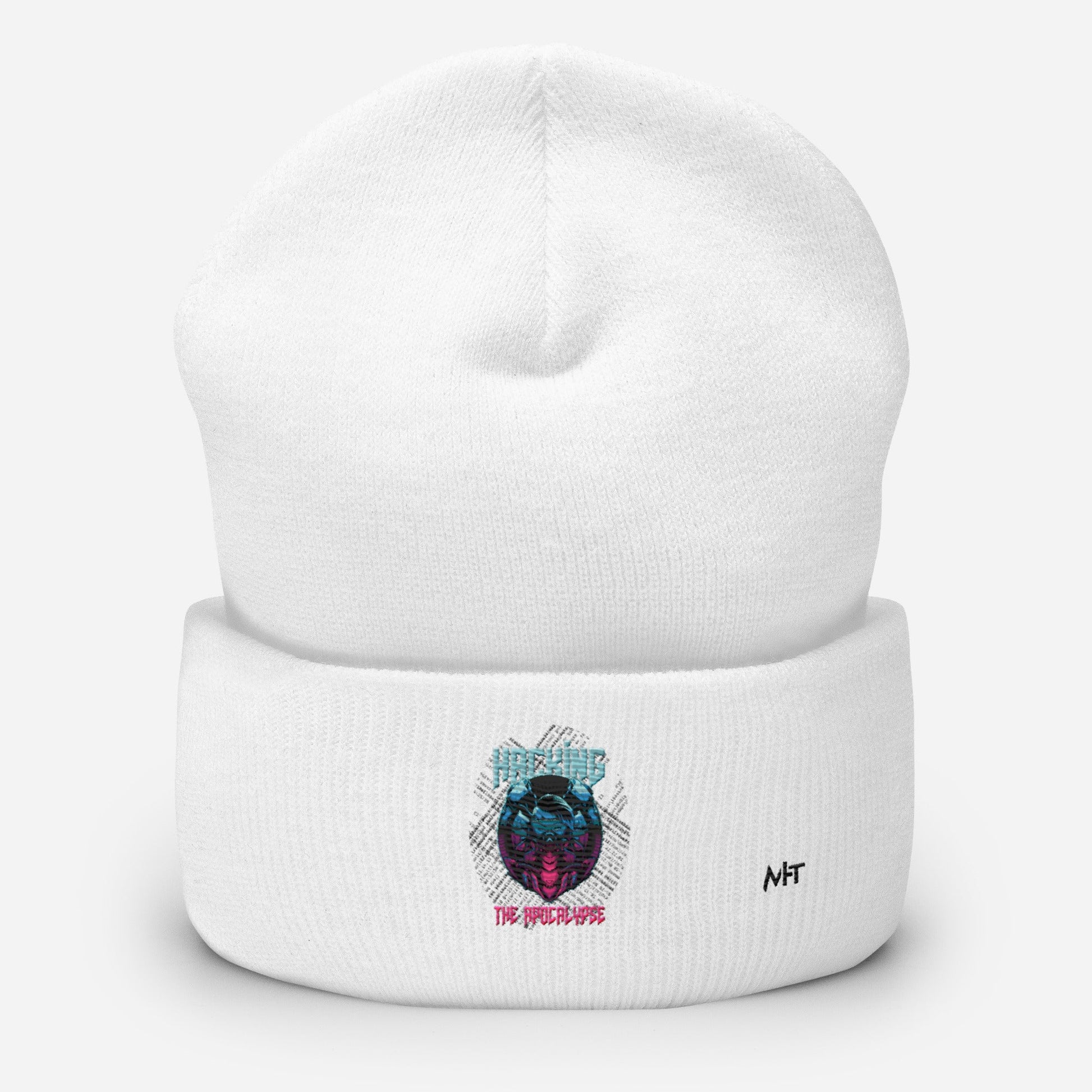 Hacking the apocalypse V2 - Cuffed Beanie by DarkByteGear