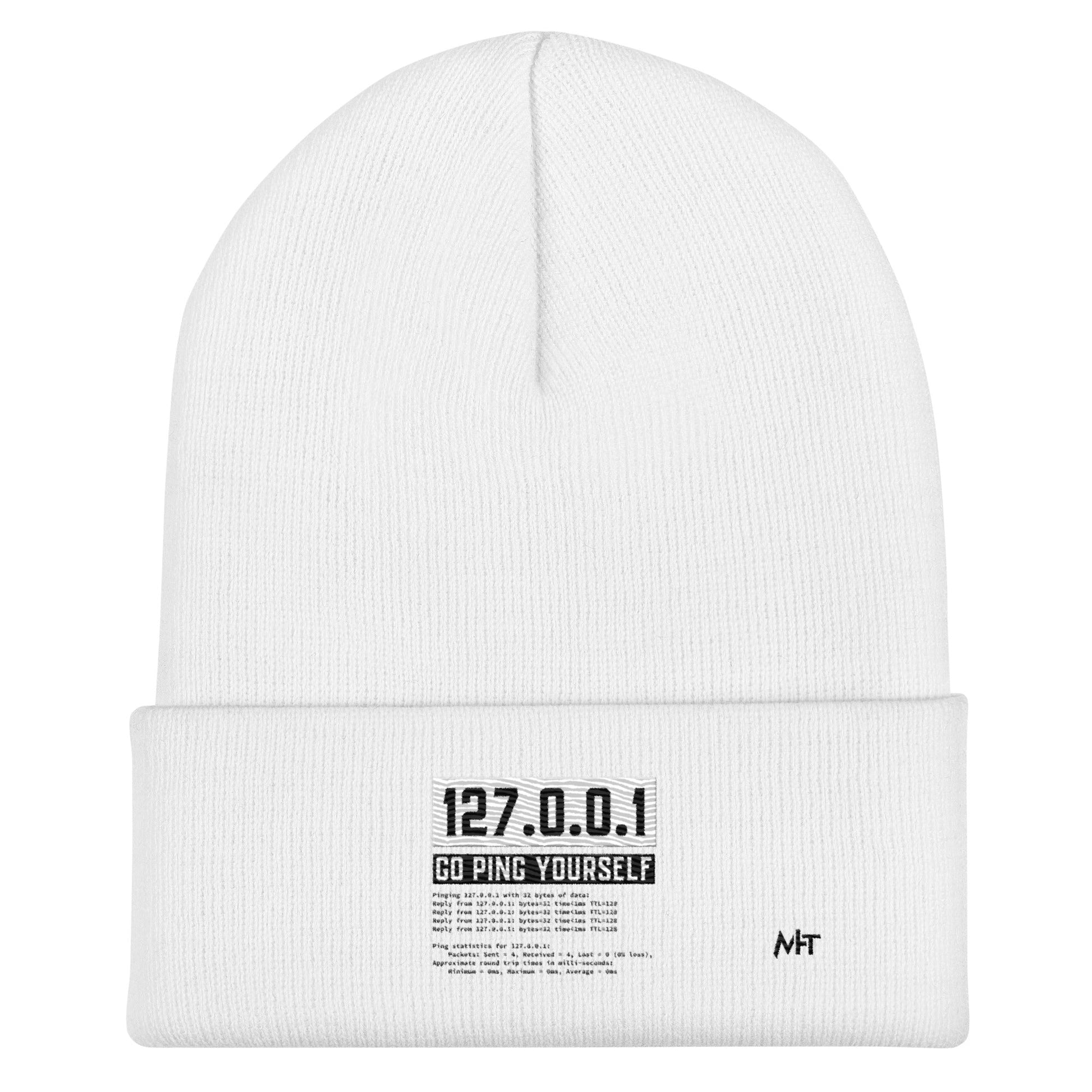 Go ping yourself - Cuffed Beanie by DarkByteGear