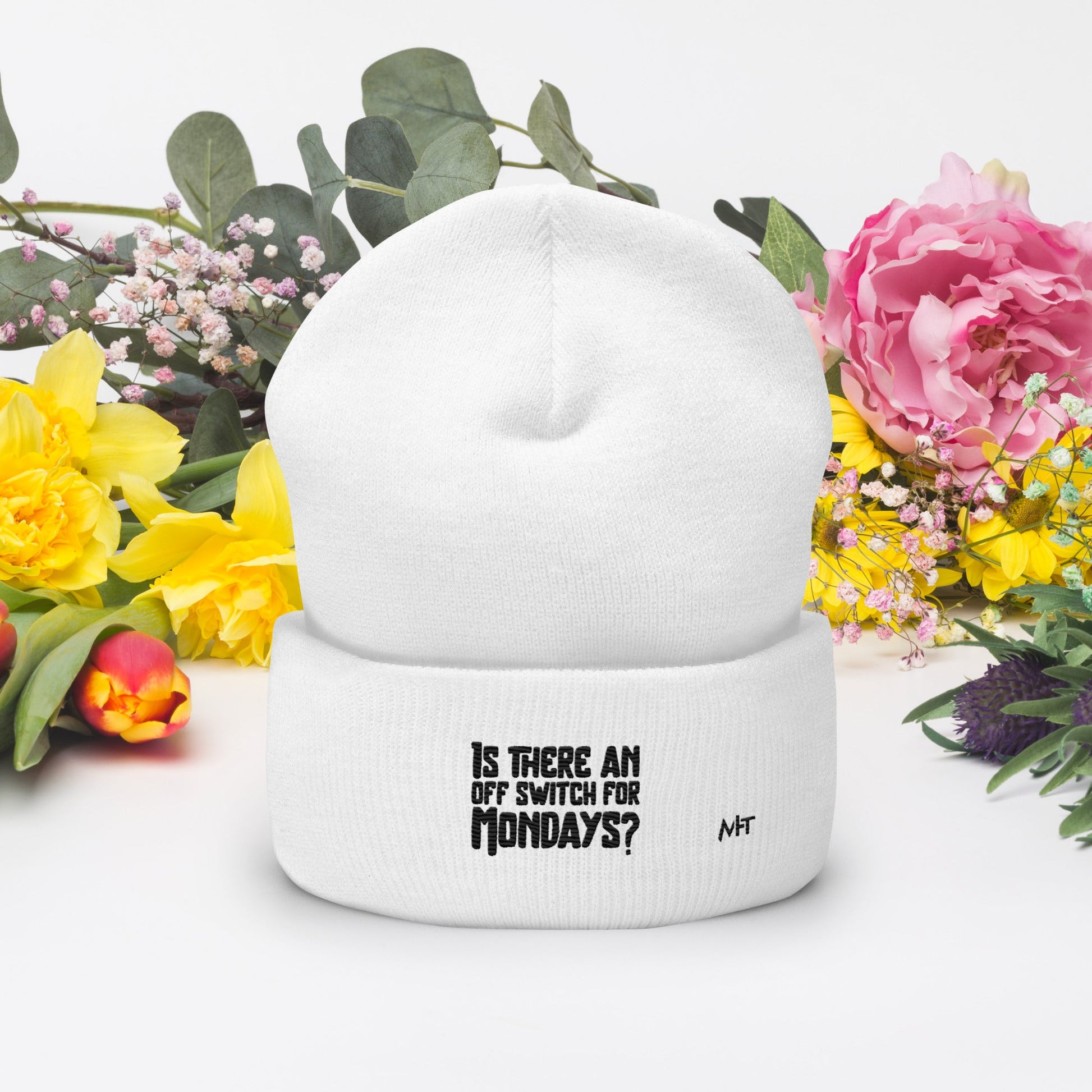 Is there an OFF switch for Mondays? - Cuffed Beanie by DarkByteGear