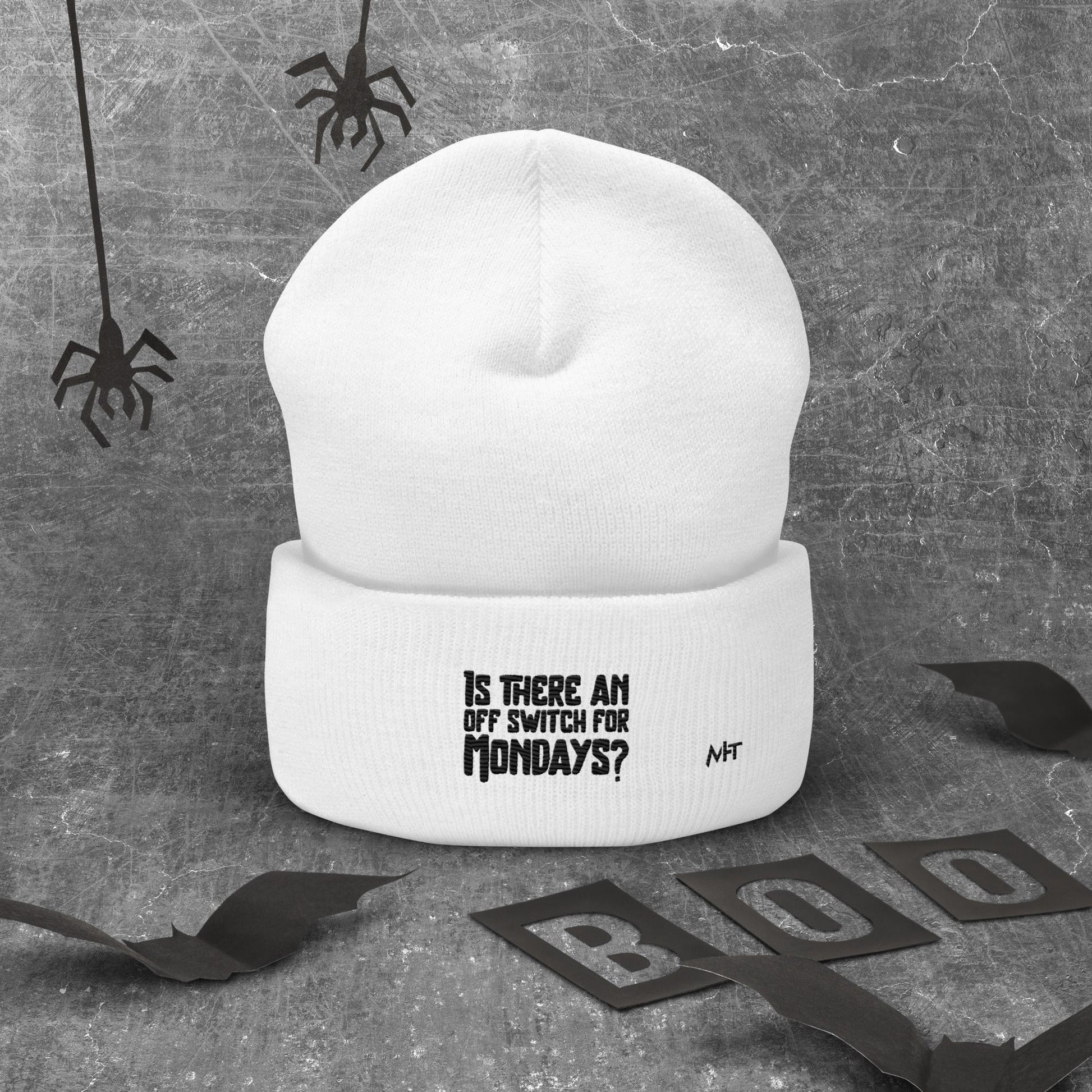 Is there an OFF switch for Mondays? - Cuffed Beanie by DarkByteGear
