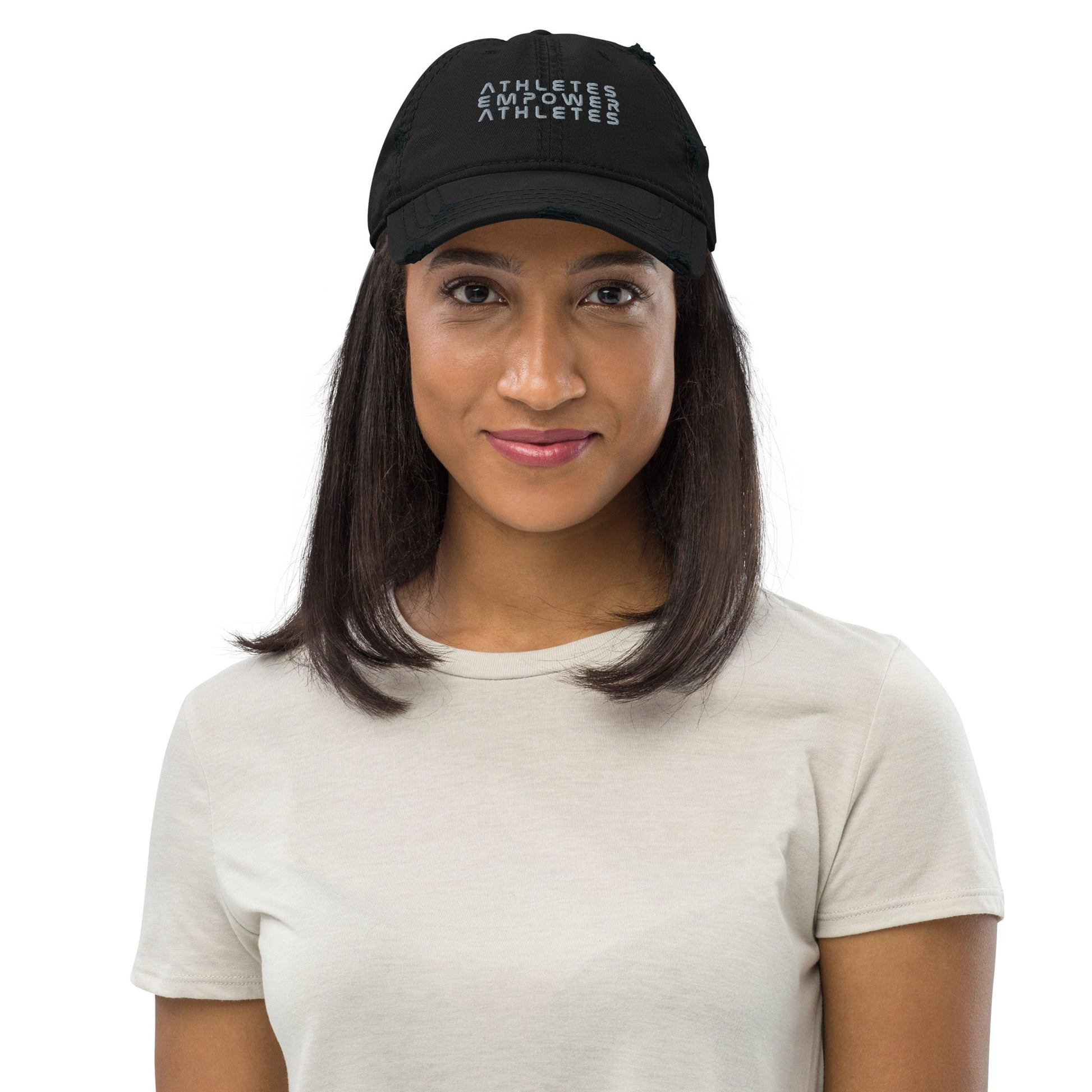 Athletes Empower Athletes - Distressed Dad Hat by DarkByteGear