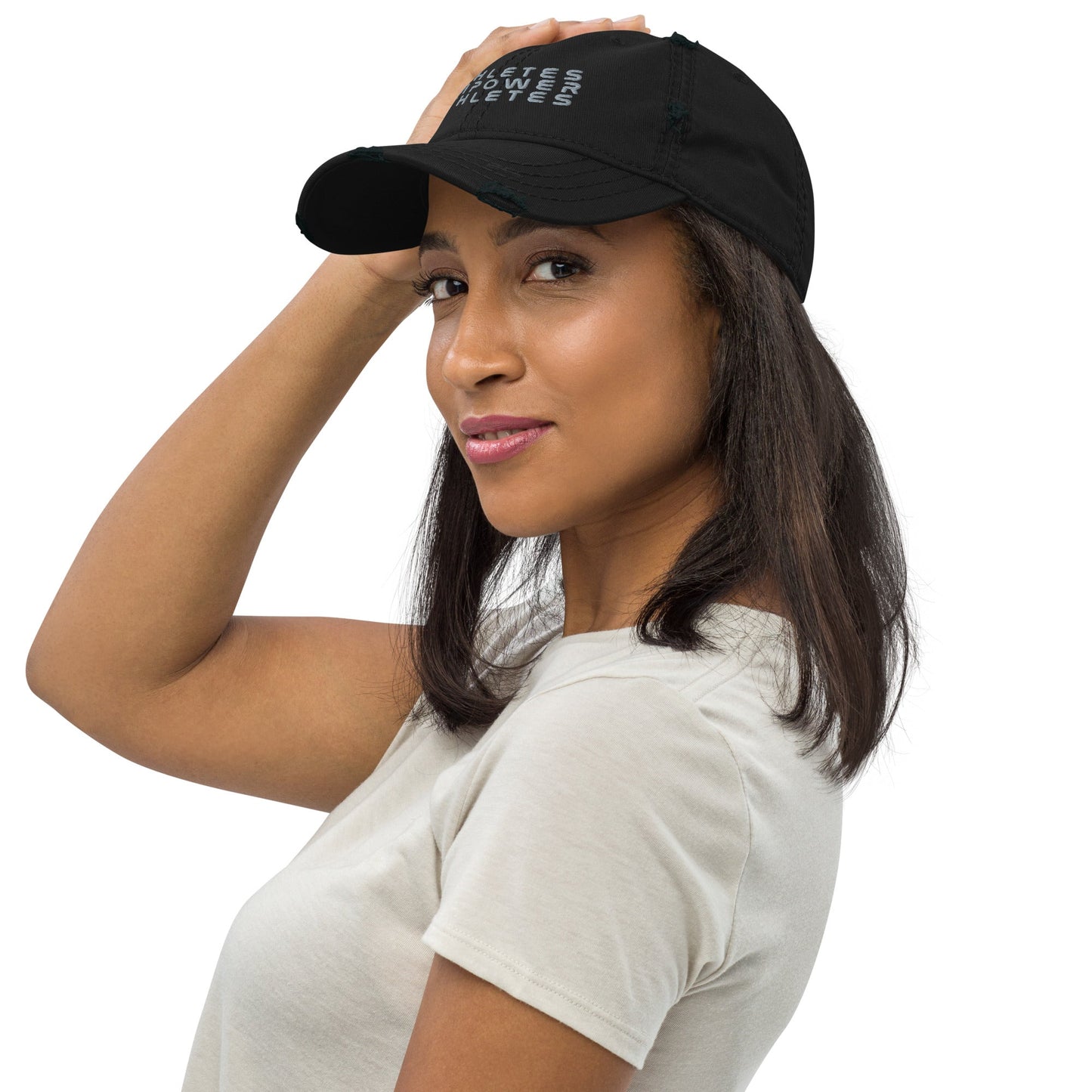 Athletes Empower Athletes - Distressed Dad Hat by DarkByteGear