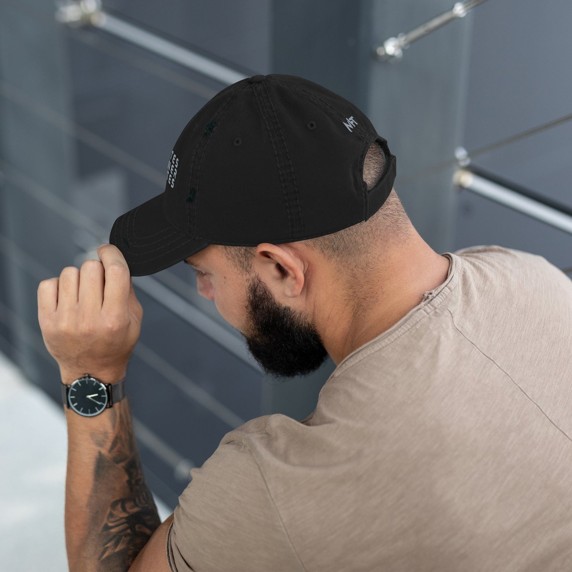 Athletes Empower Athletes - Distressed Dad Hat by DarkByteGear