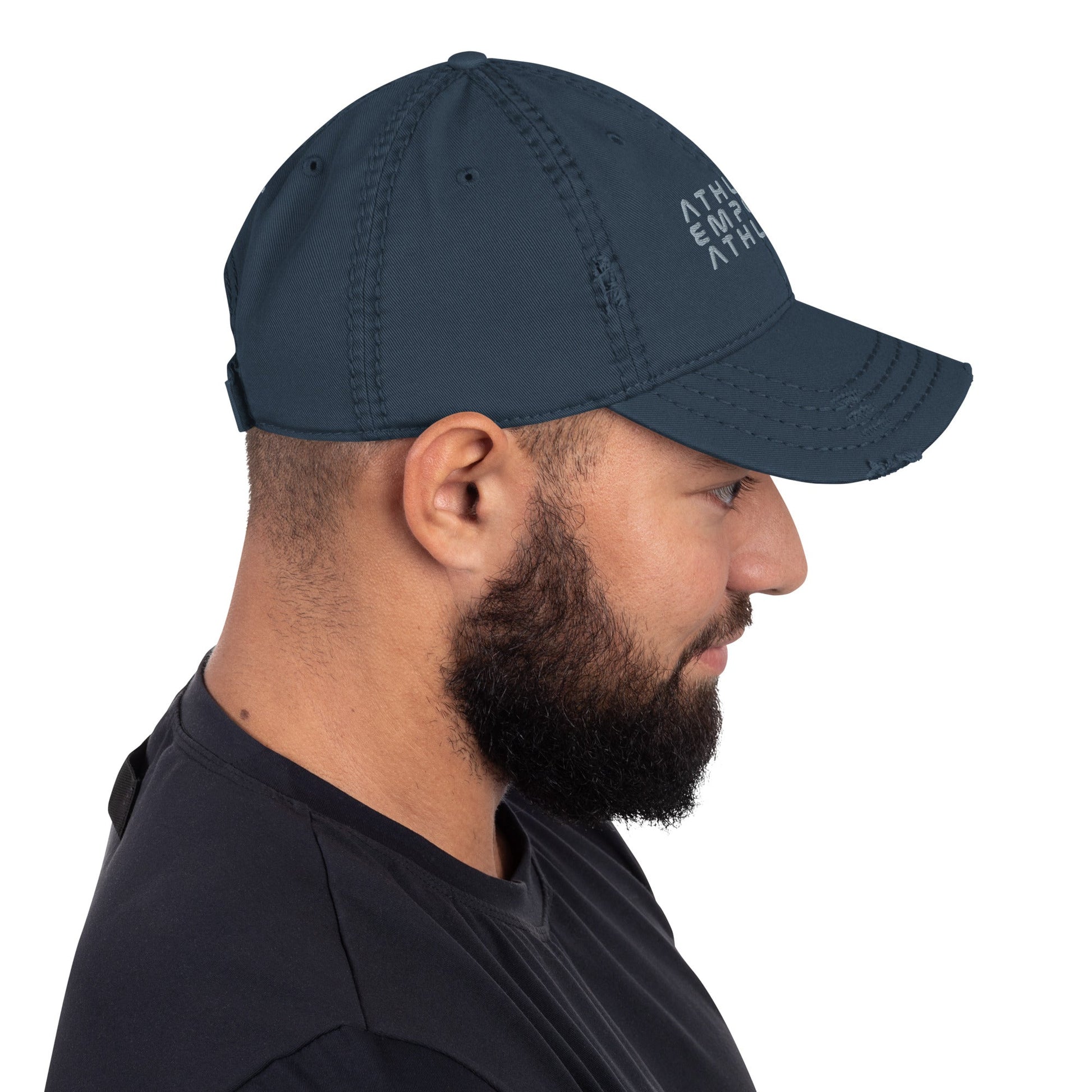 Athletes Empower Athletes - Distressed Dad Hat by DarkByteGear