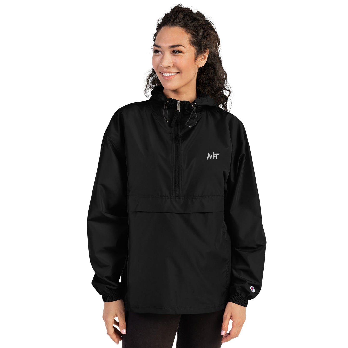 MHT - Embroidered Champion Packable Jacket by DarkByteGear