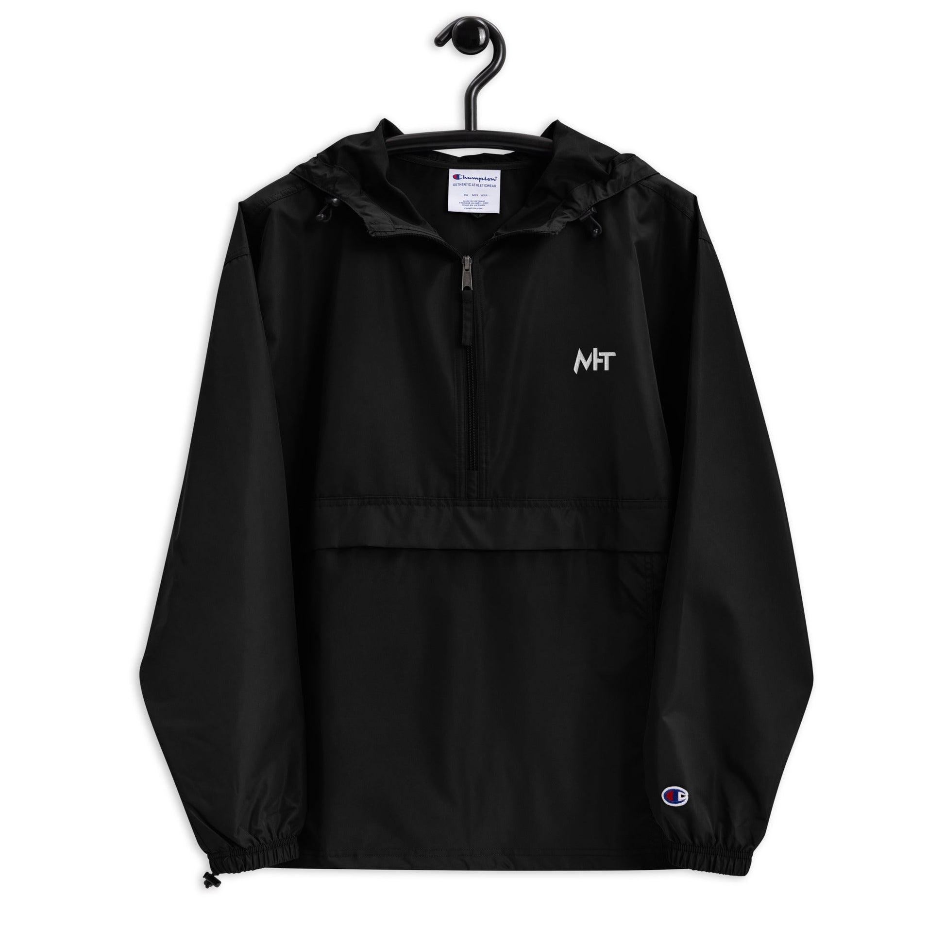 MHT - Embroidered Champion Packable Jacket by DarkByteGear