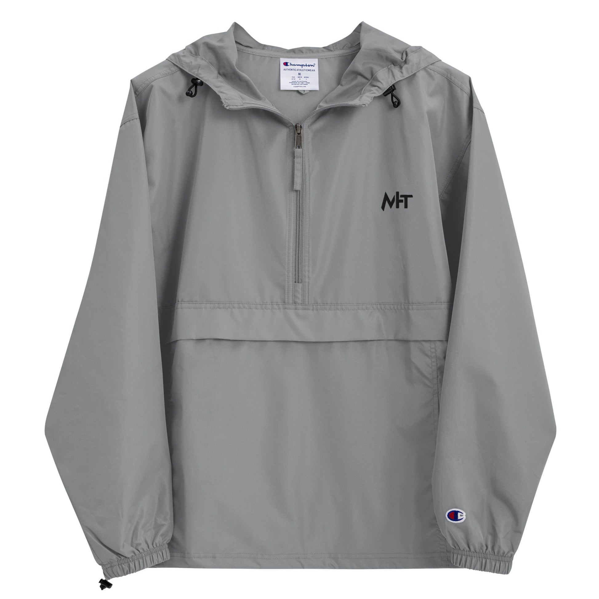MHT - Embroidered Champion Packable Jacket by DarkByteGear
