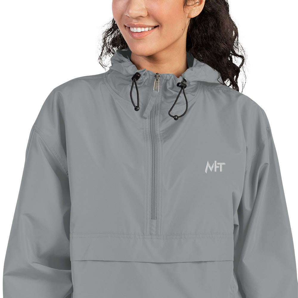 MHT - Embroidered Champion Packable Jacket by DarkByteGear