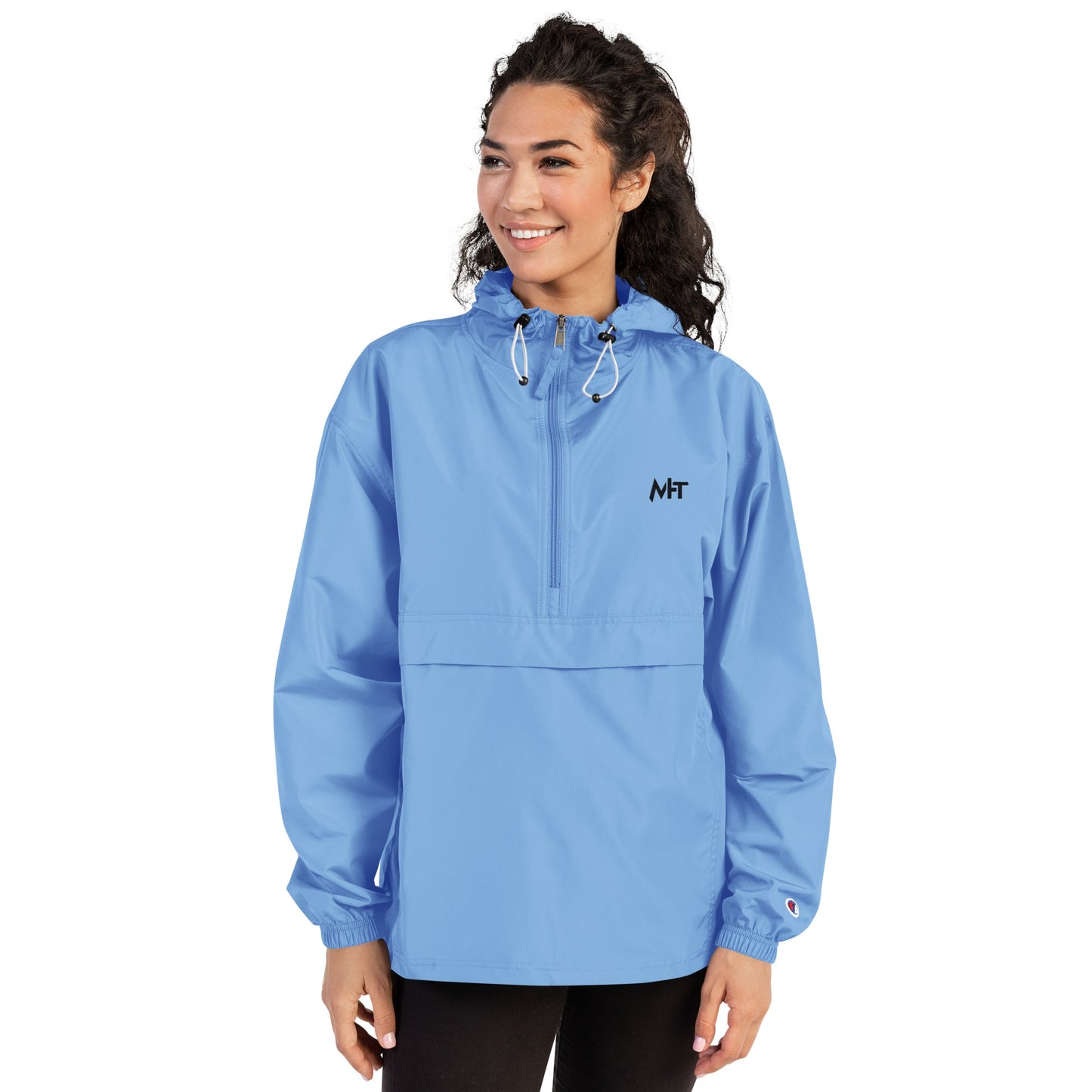 MHT - Embroidered Champion Packable Jacket by DarkByteGear
