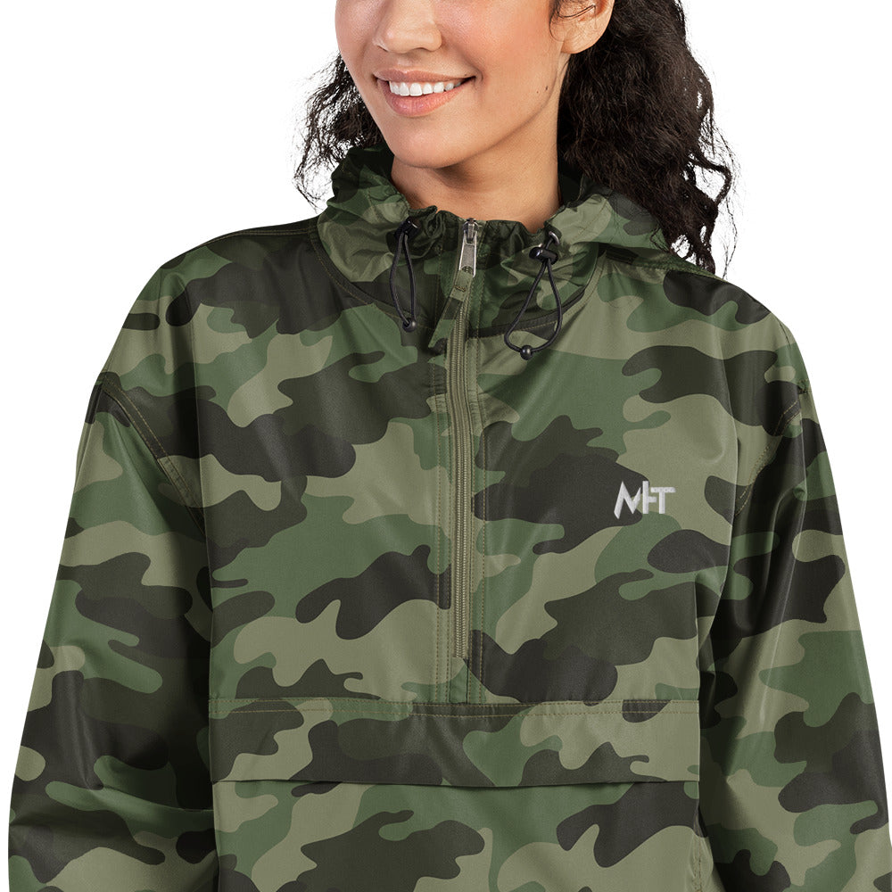 MHT - Embroidered Champion Packable Jacket by DarkByteGear