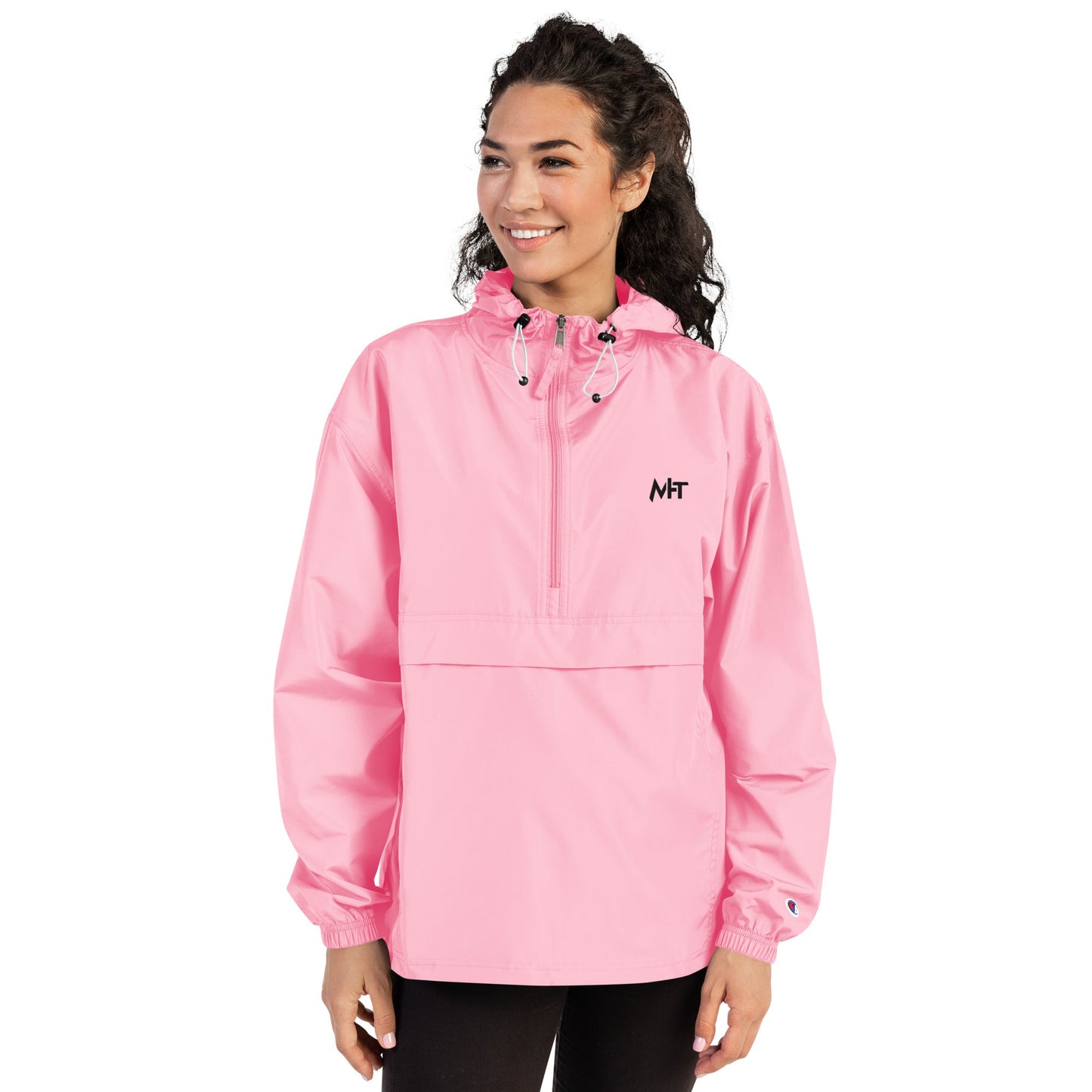MHT - Embroidered Champion Packable Jacket by DarkByteGear